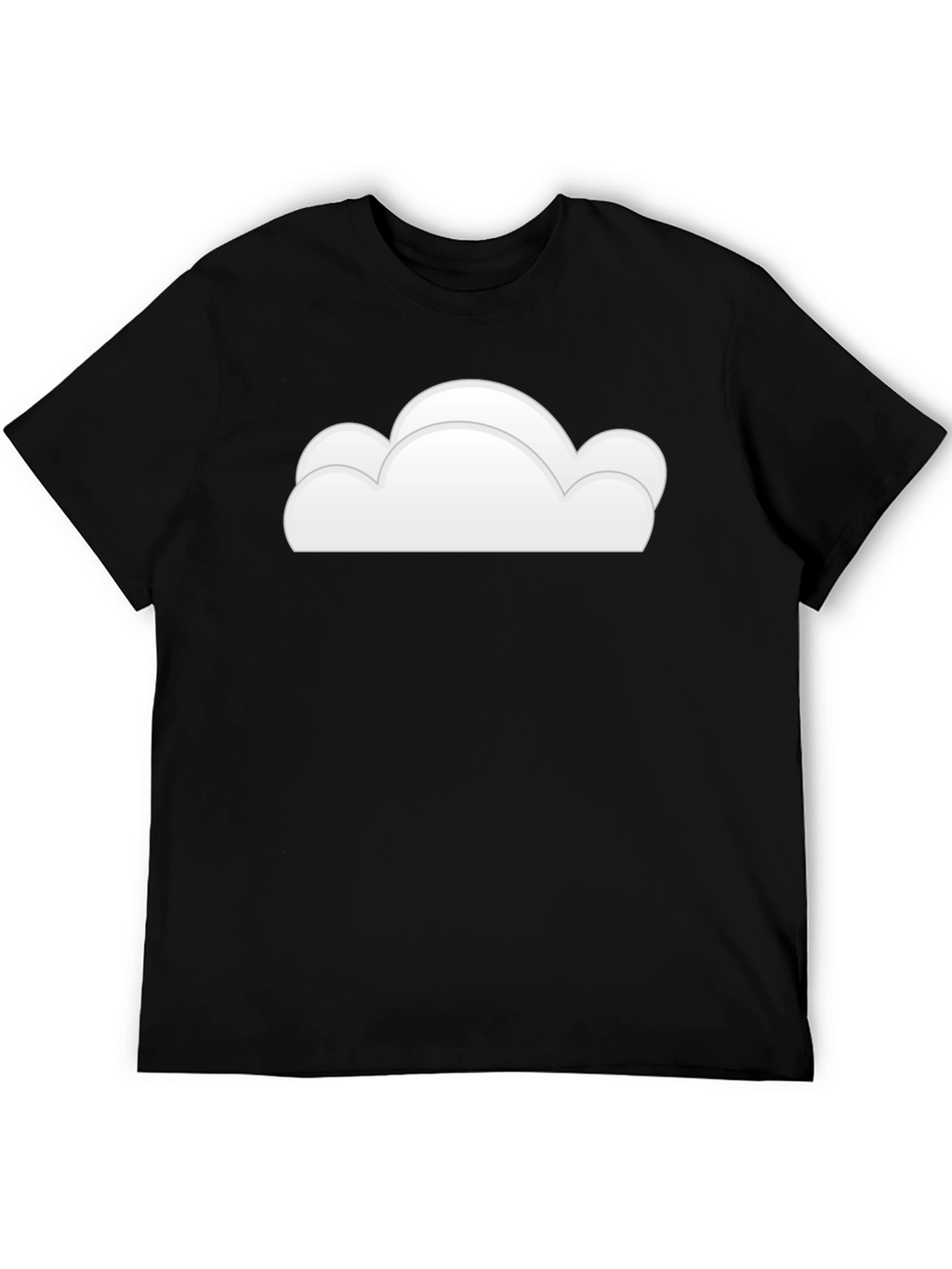 Cloud Graphic Black T-Shirt
