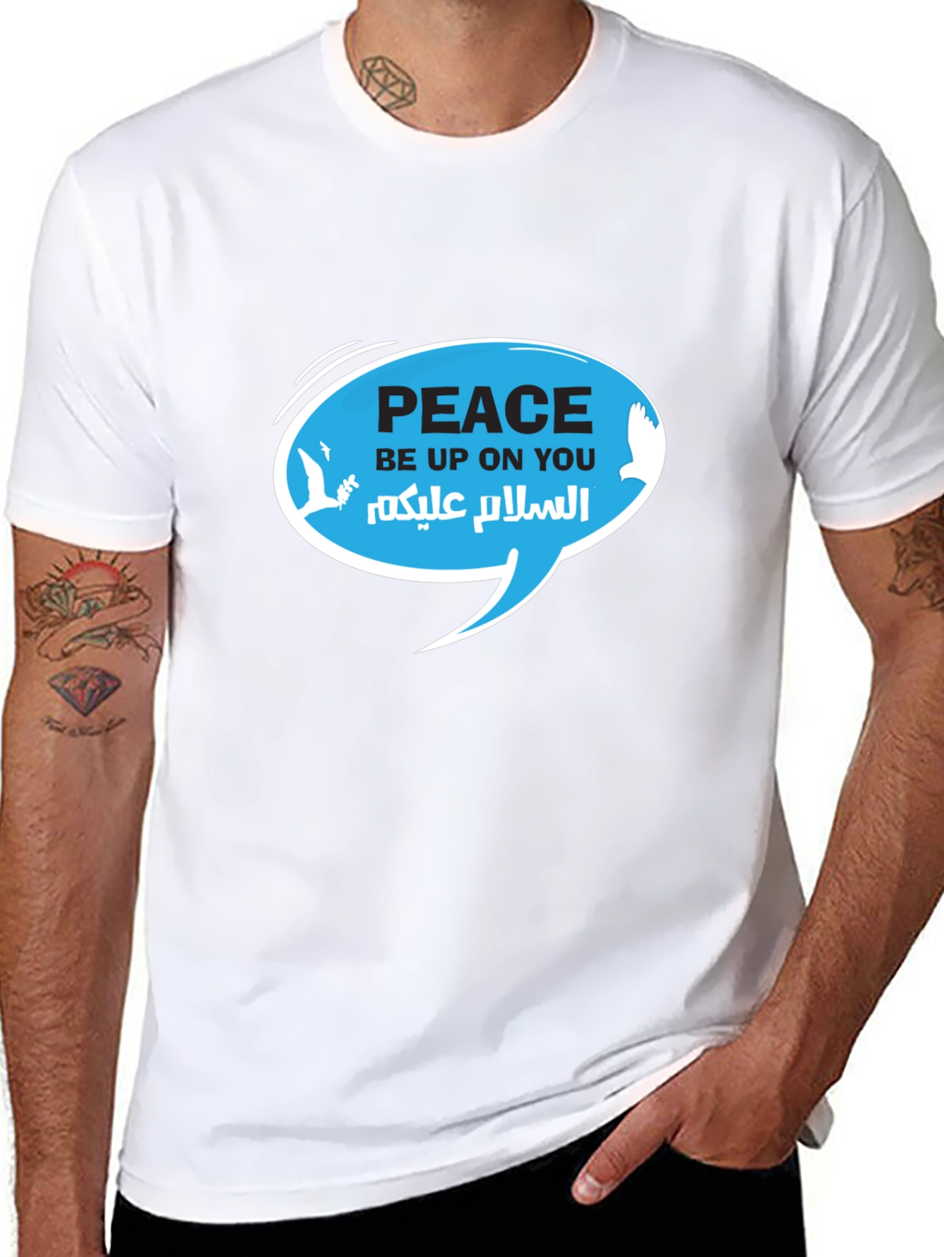 Peace Be Up On You Graphic T-Shirt