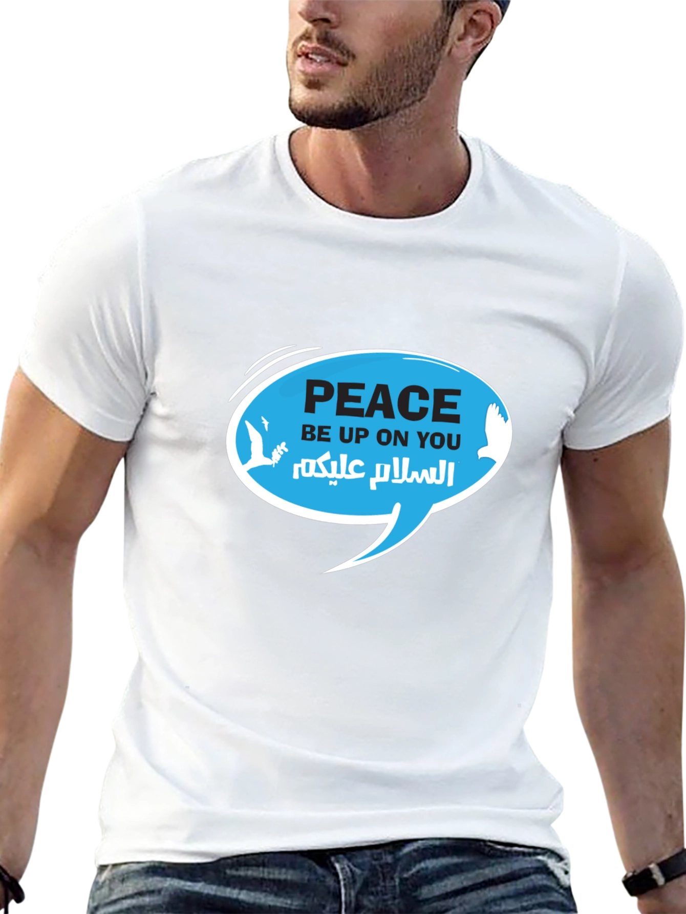 Peace Be Up On You Graphic T-Shirt