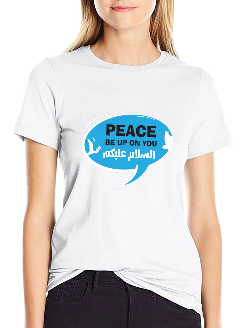 Peace Be Up On You Graphic T-Shirt
