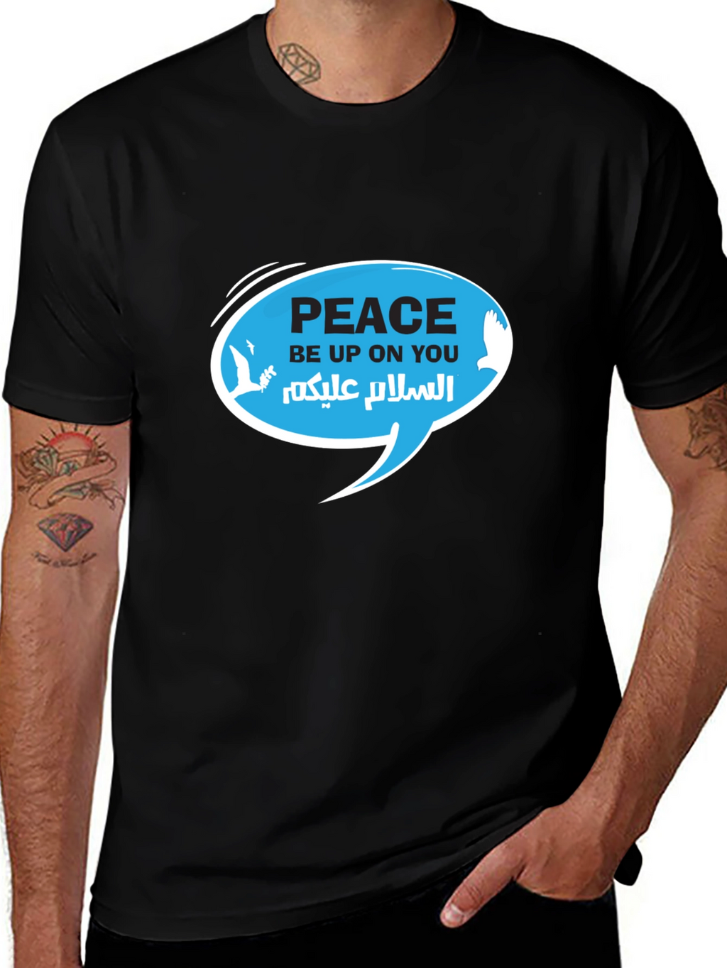 Peace Be Up On You Graphic T-Shirt