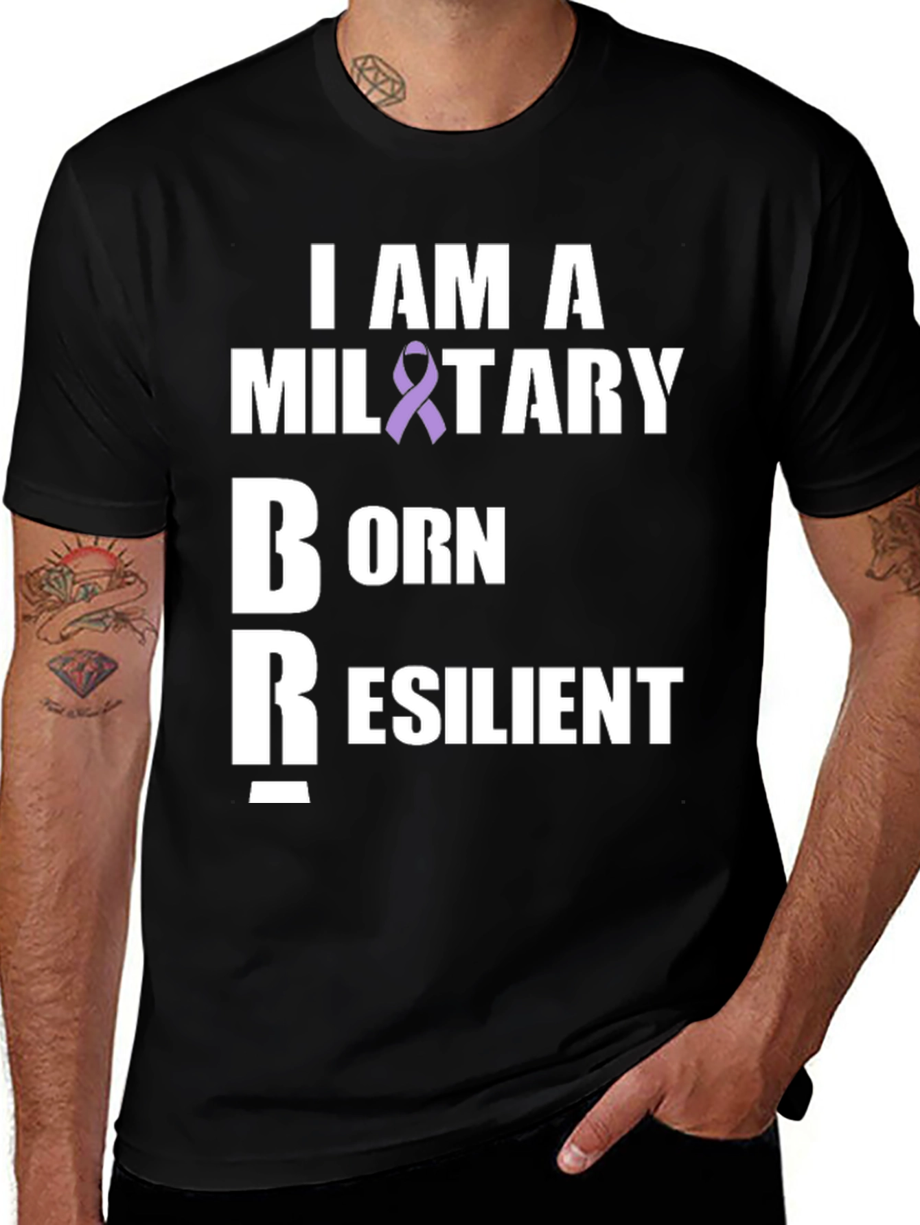 Military Born Resilient T-Shirt