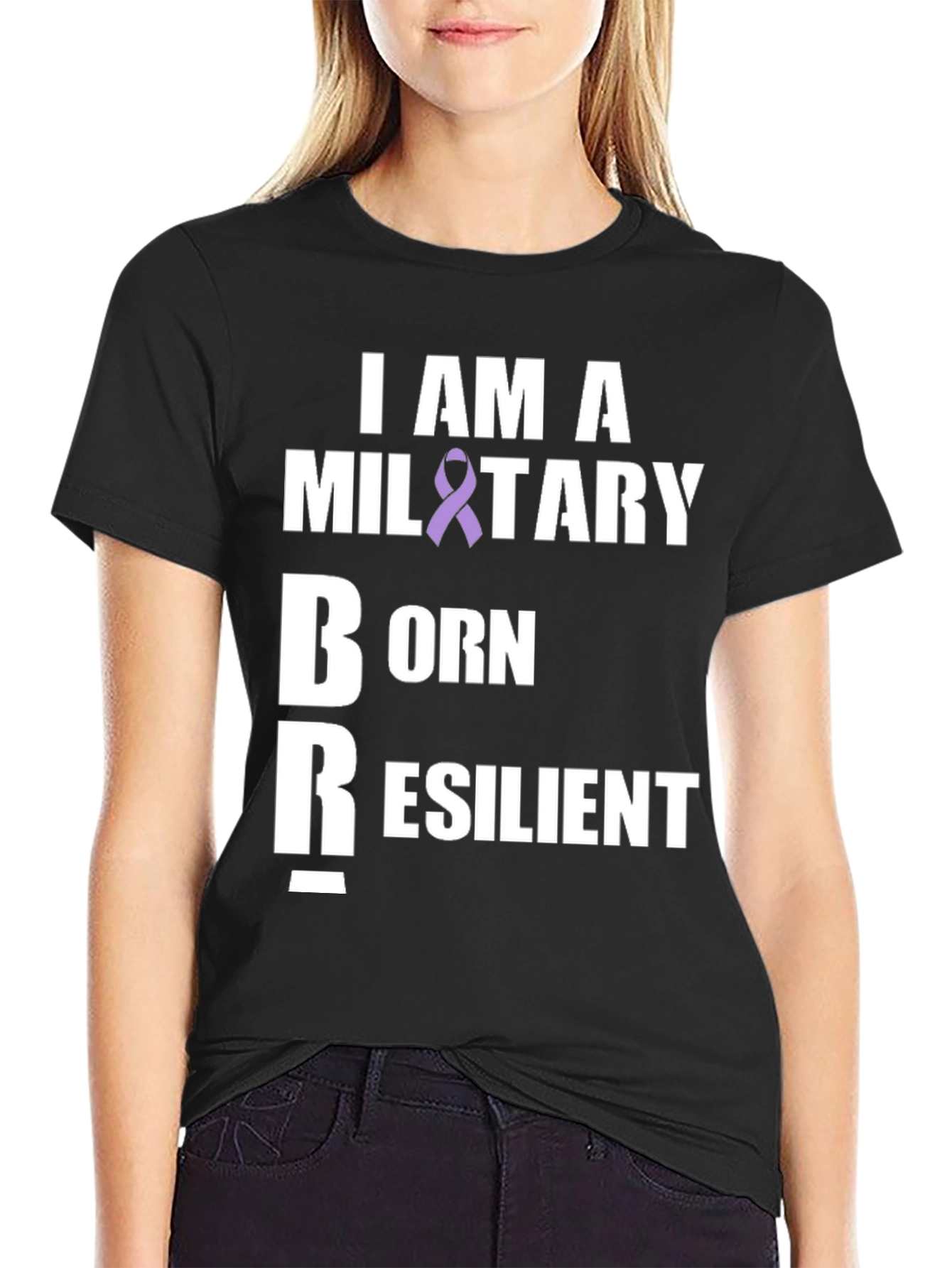 Military Born Resilient T-Shirt