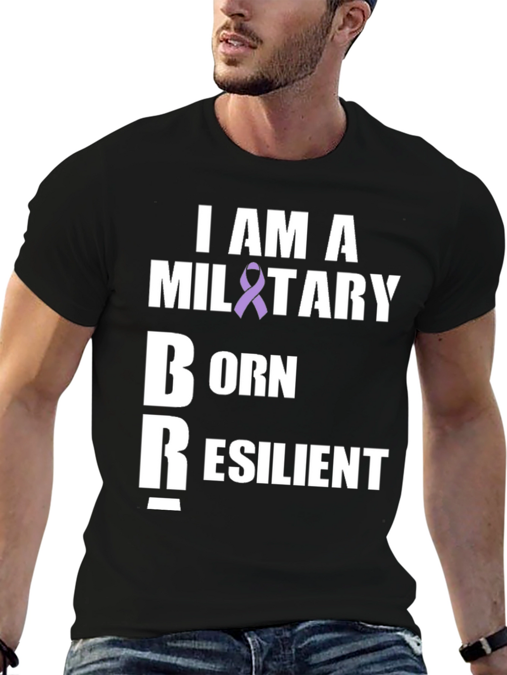 Military Born Resilient T-Shirt