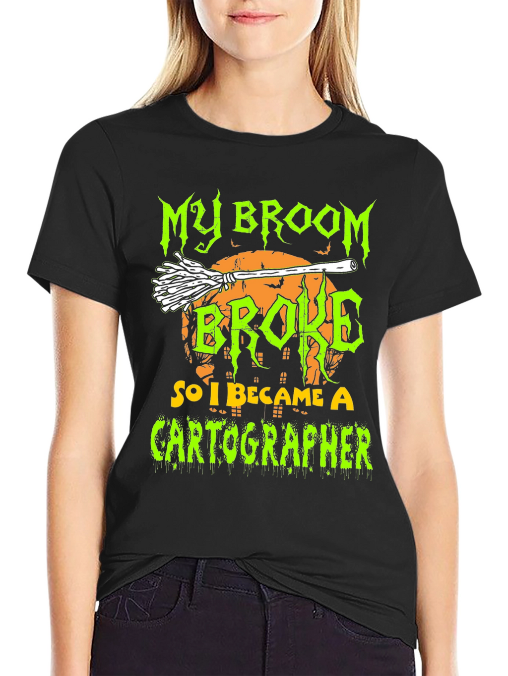 Funny Halloween Cartographer T-Shirt