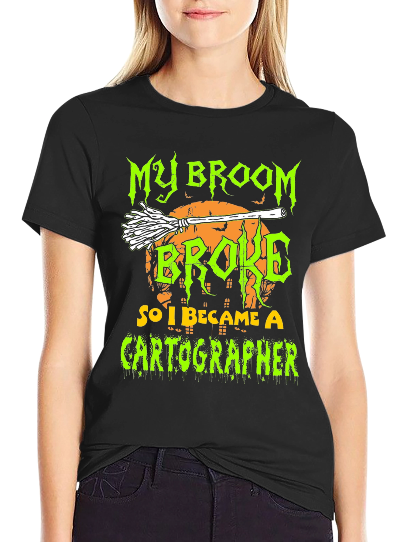 Funny Halloween Cartographer T-Shirt