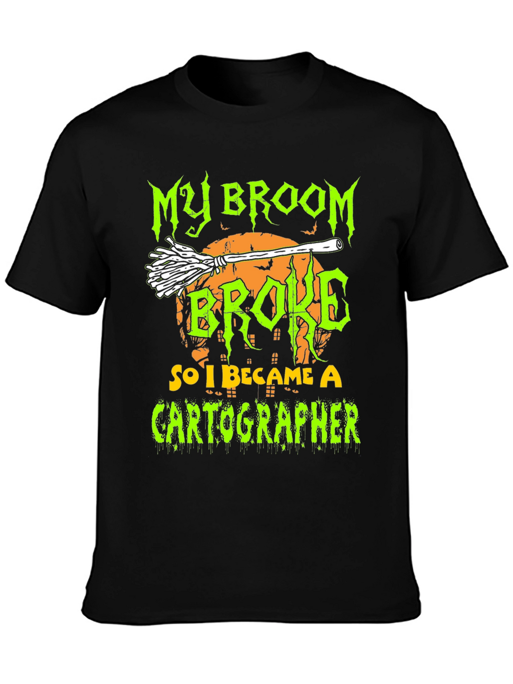 Funny Halloween Cartographer T-Shirt