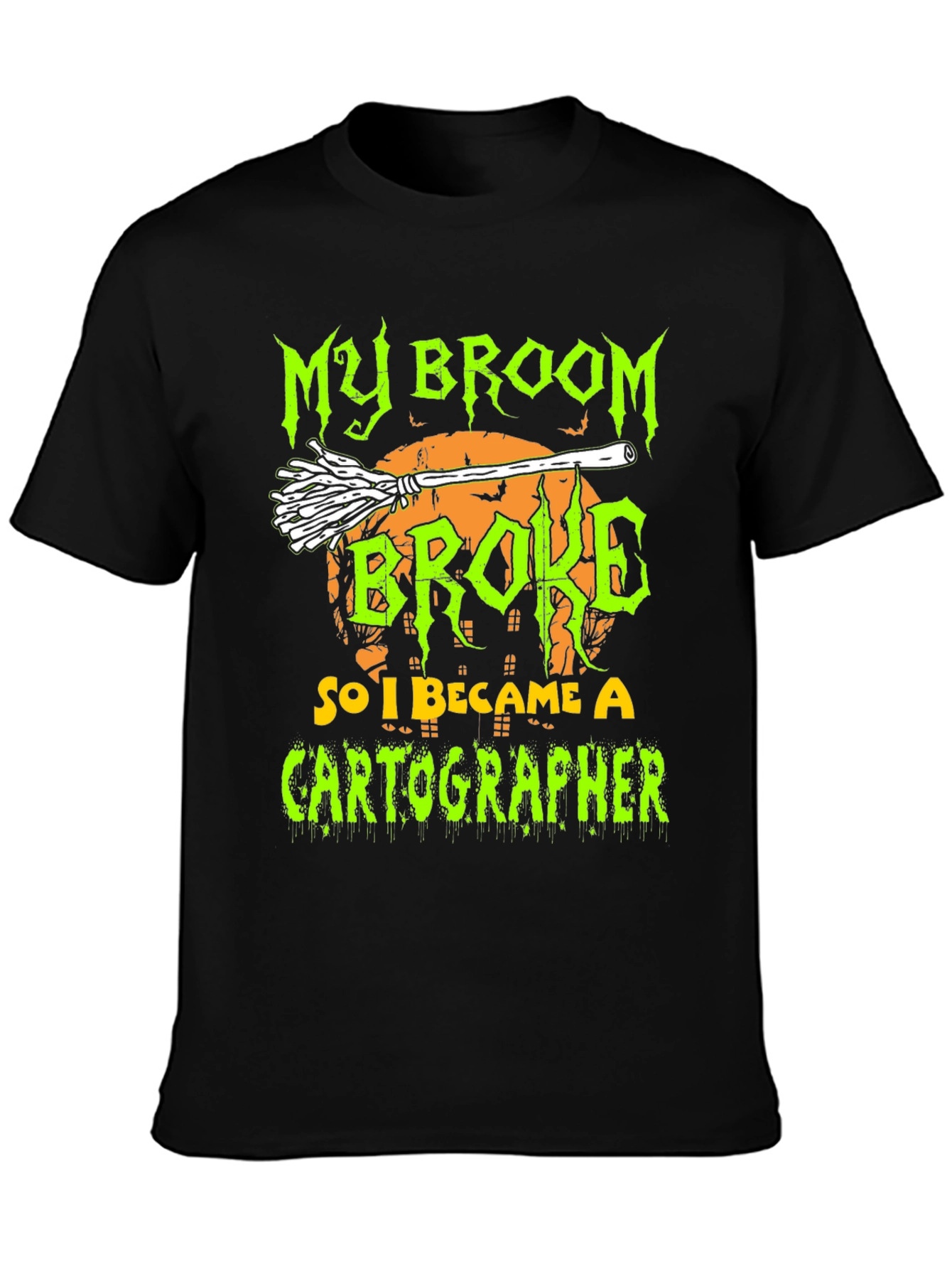 Funny Halloween Cartographer T-Shirt