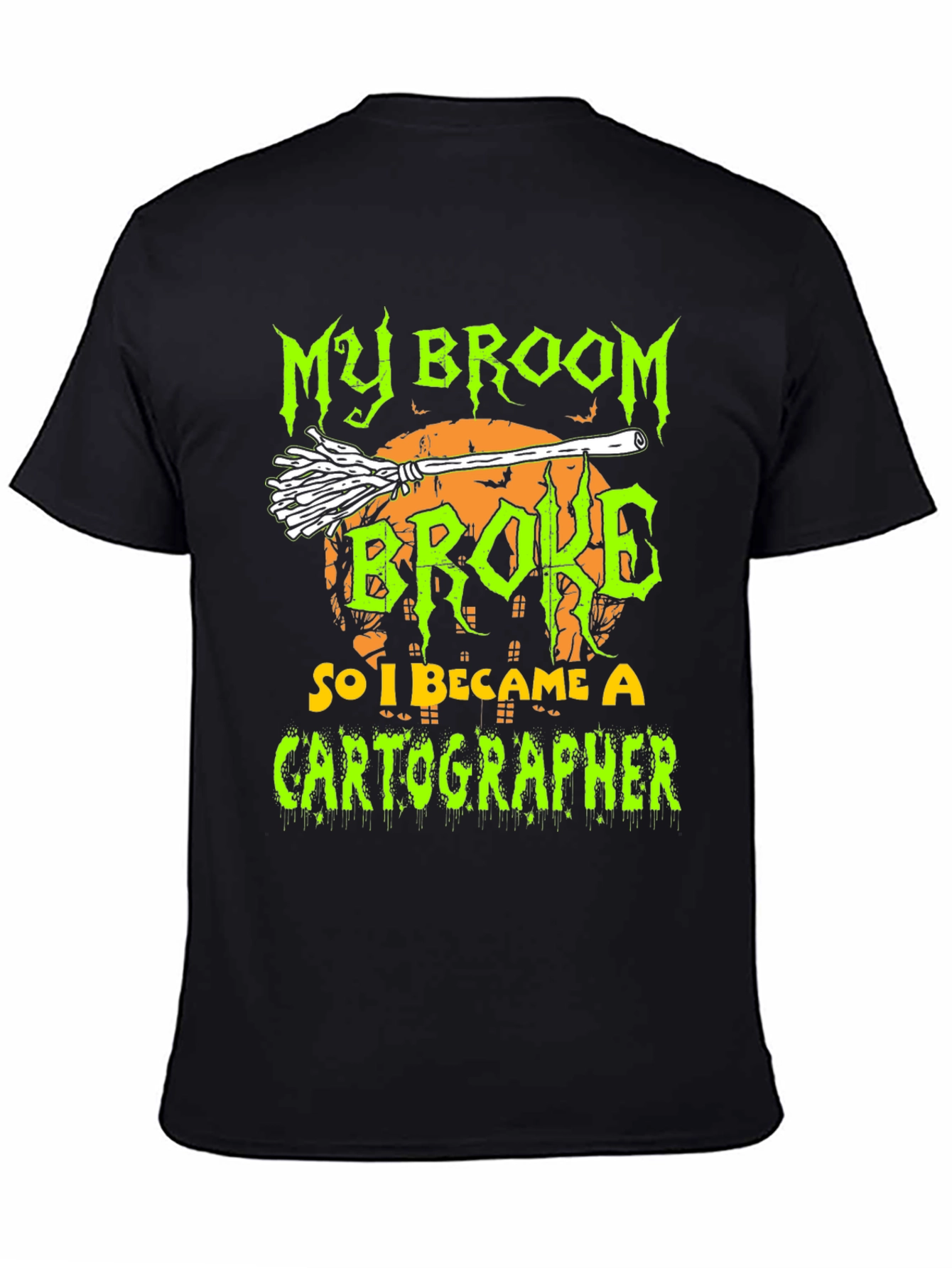 Funny Halloween Cartographer T-Shirt