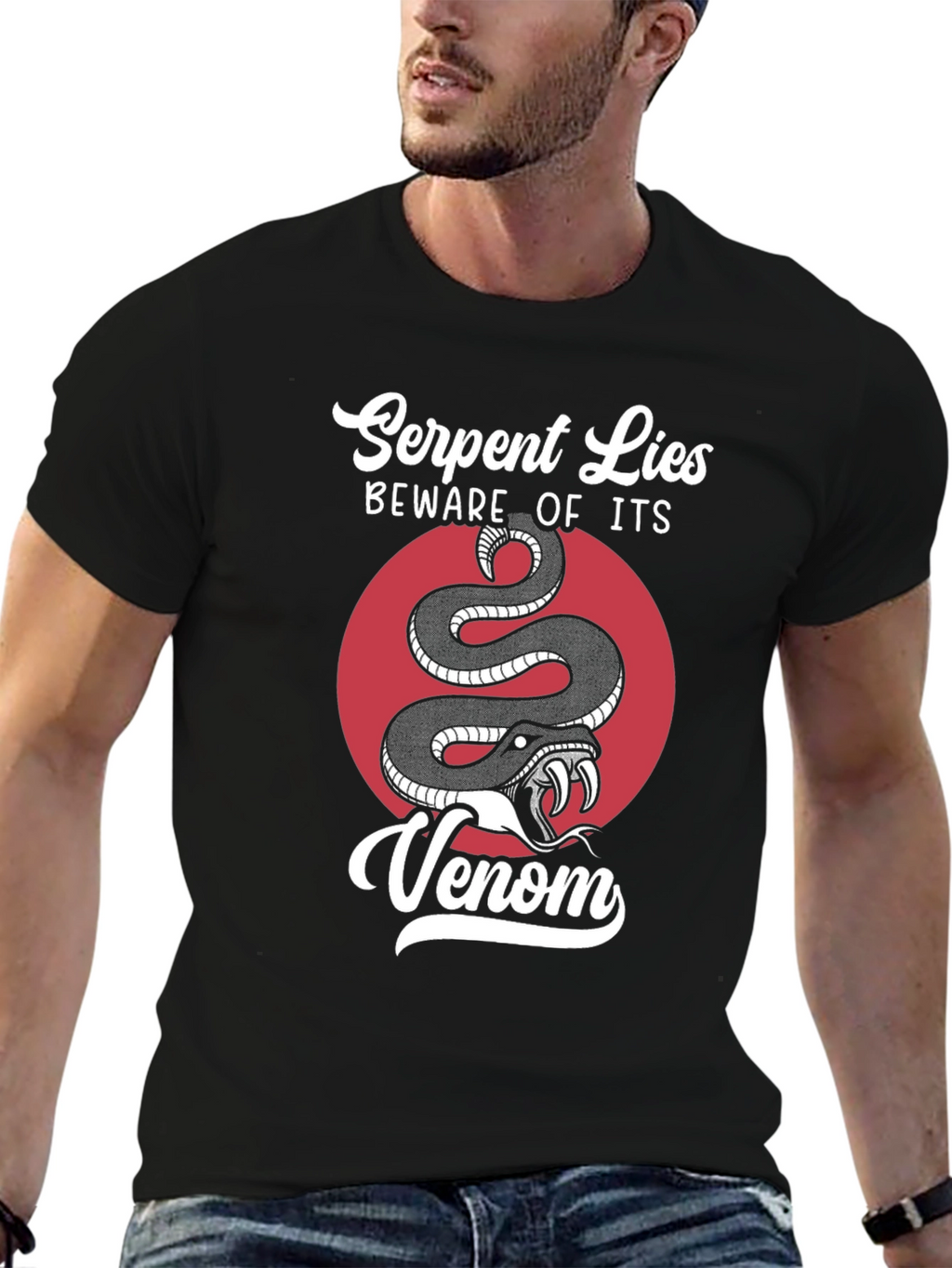 Serpent Lies Graphic T-Shirt