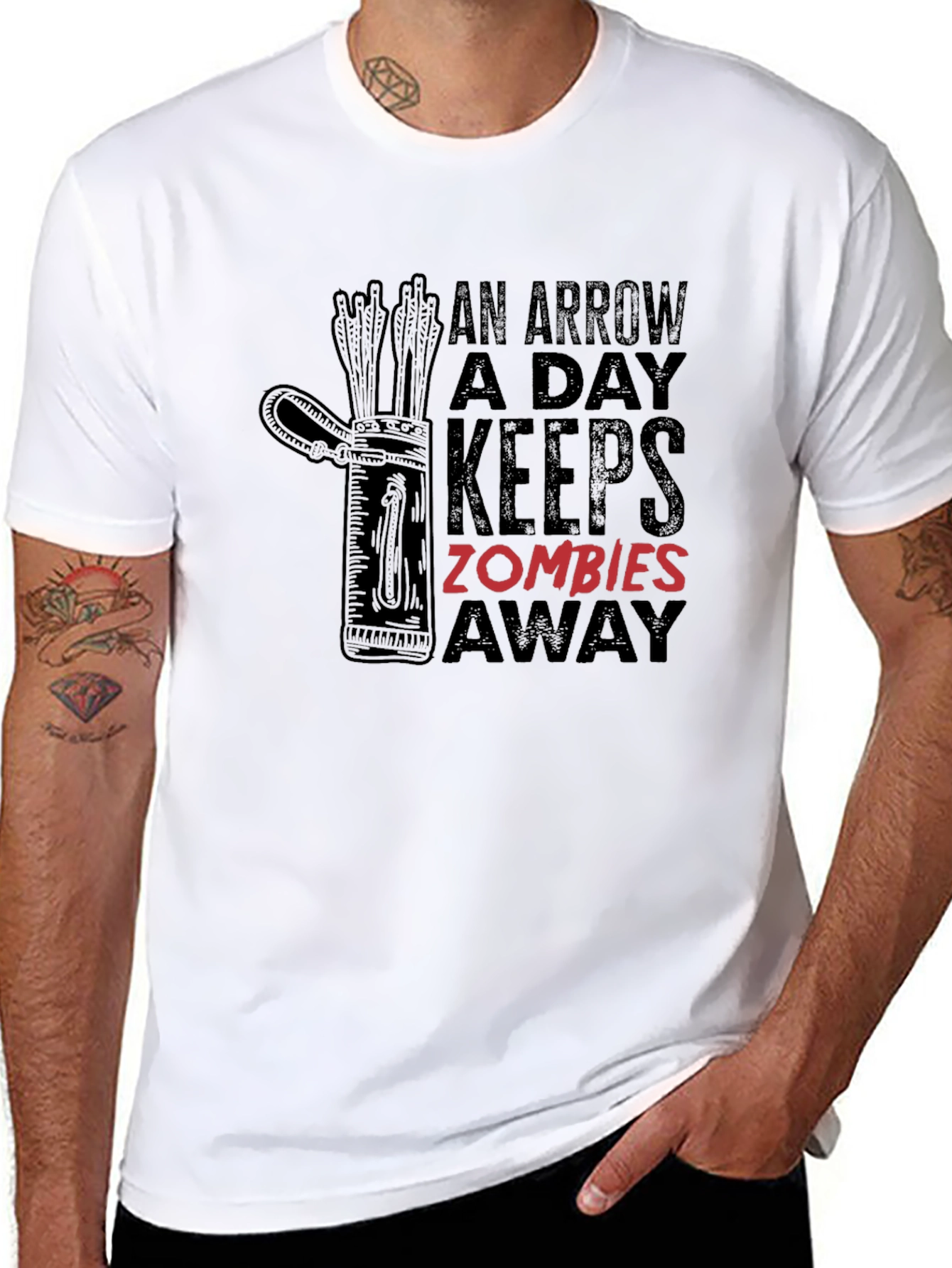 An Arrow A Day Keeps Zombies Away T-Shirt
