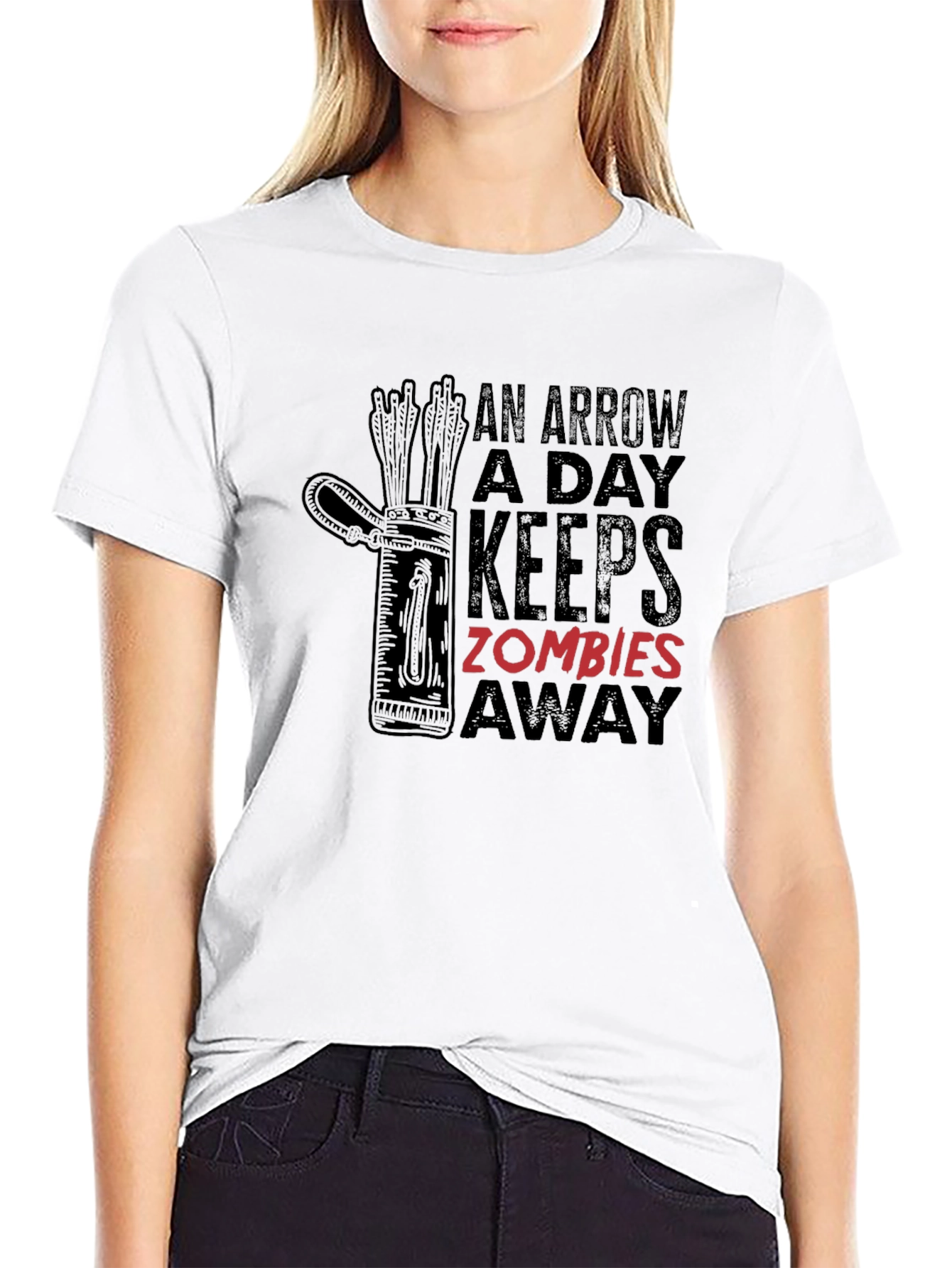 An Arrow A Day Keeps Zombies Away T-Shirt