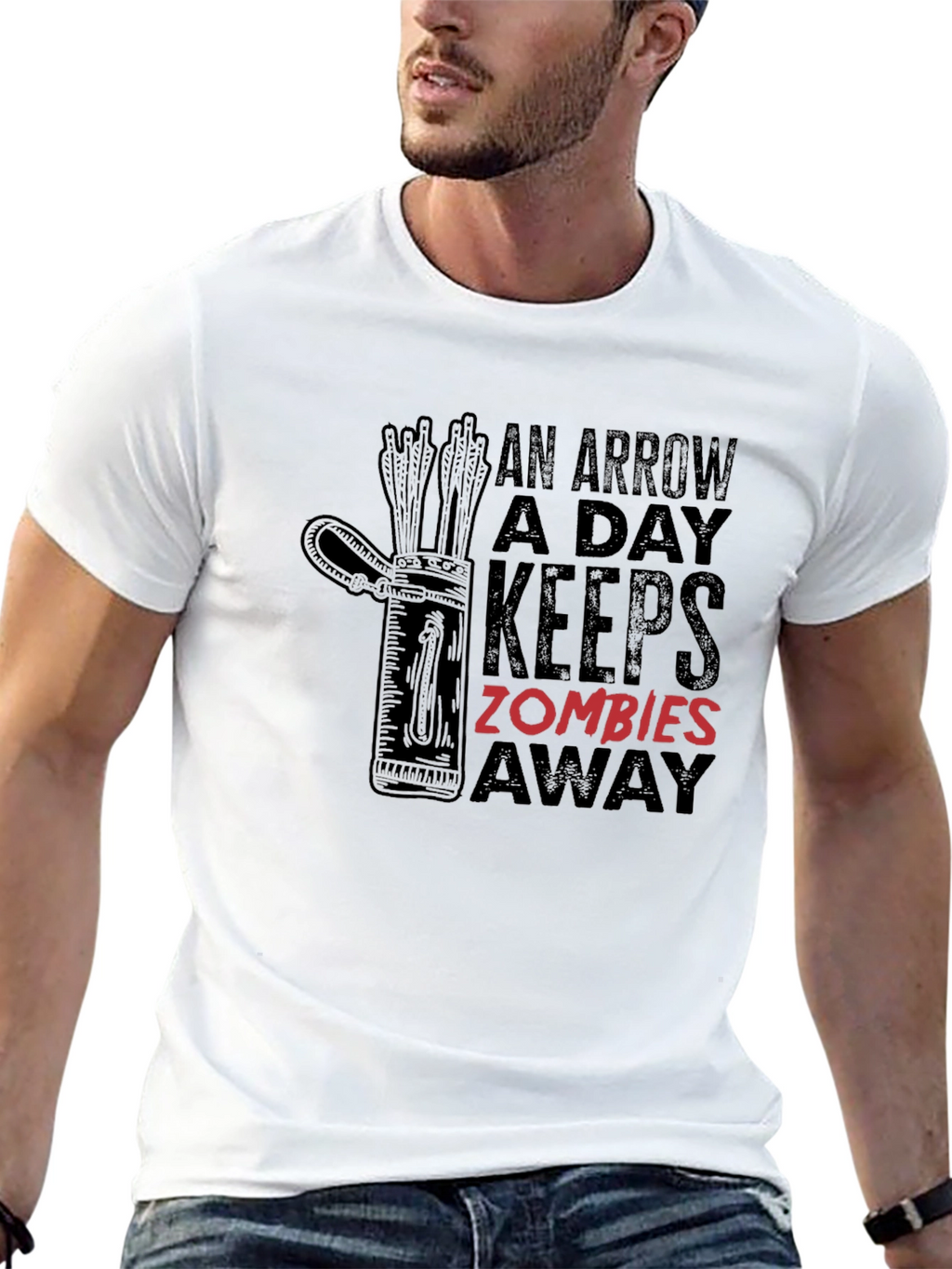 An Arrow A Day Keeps Zombies Away T-Shirt