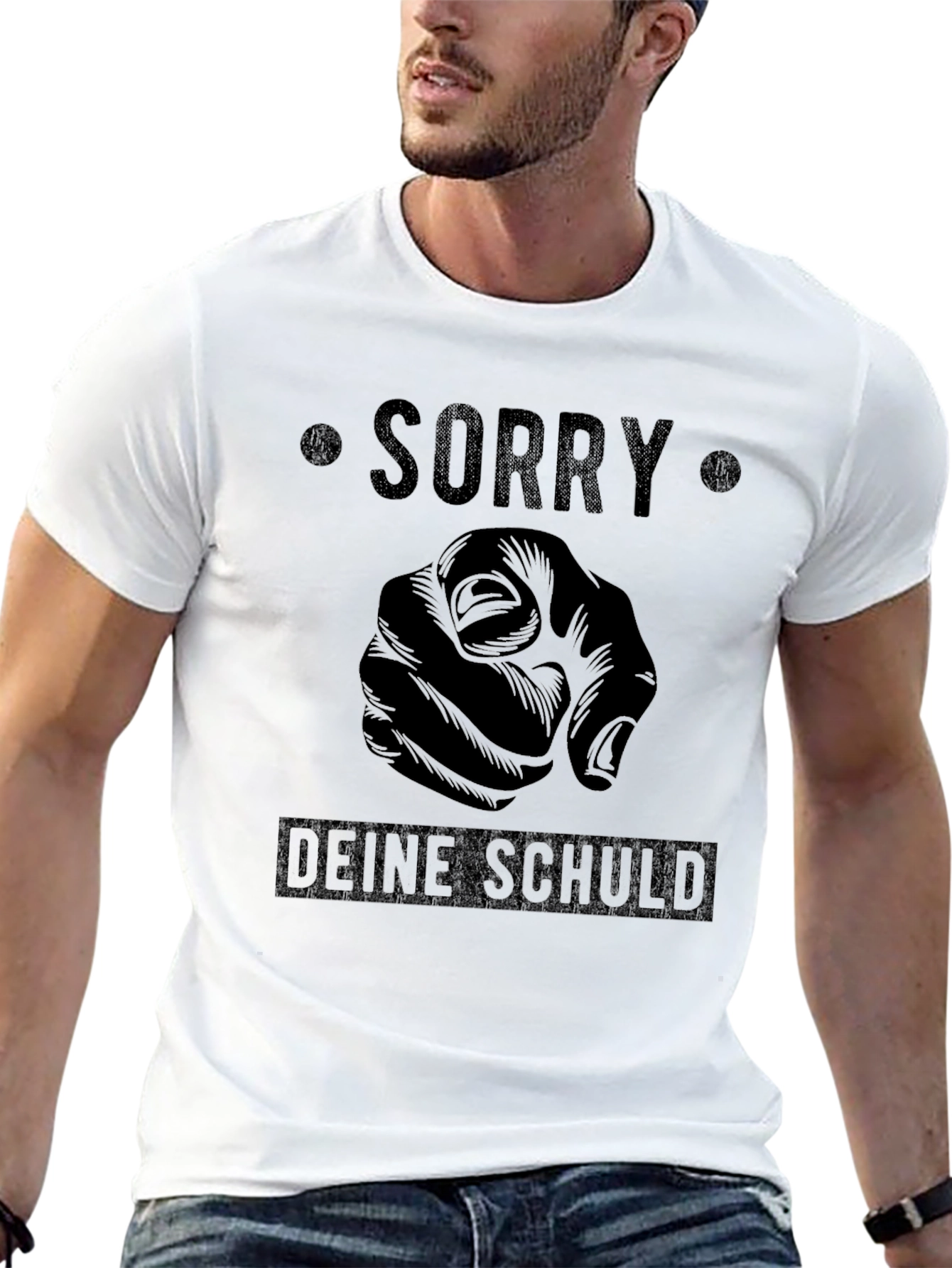 Sorry Deine Schuld Graphic T-Shirt