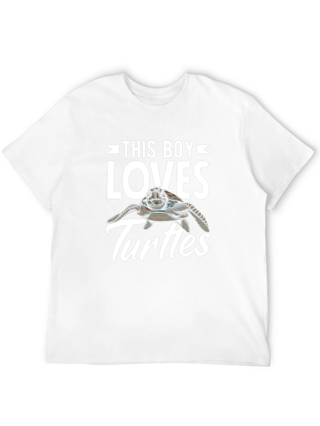 This Boy Loves Turtles Graphic T-Shirt