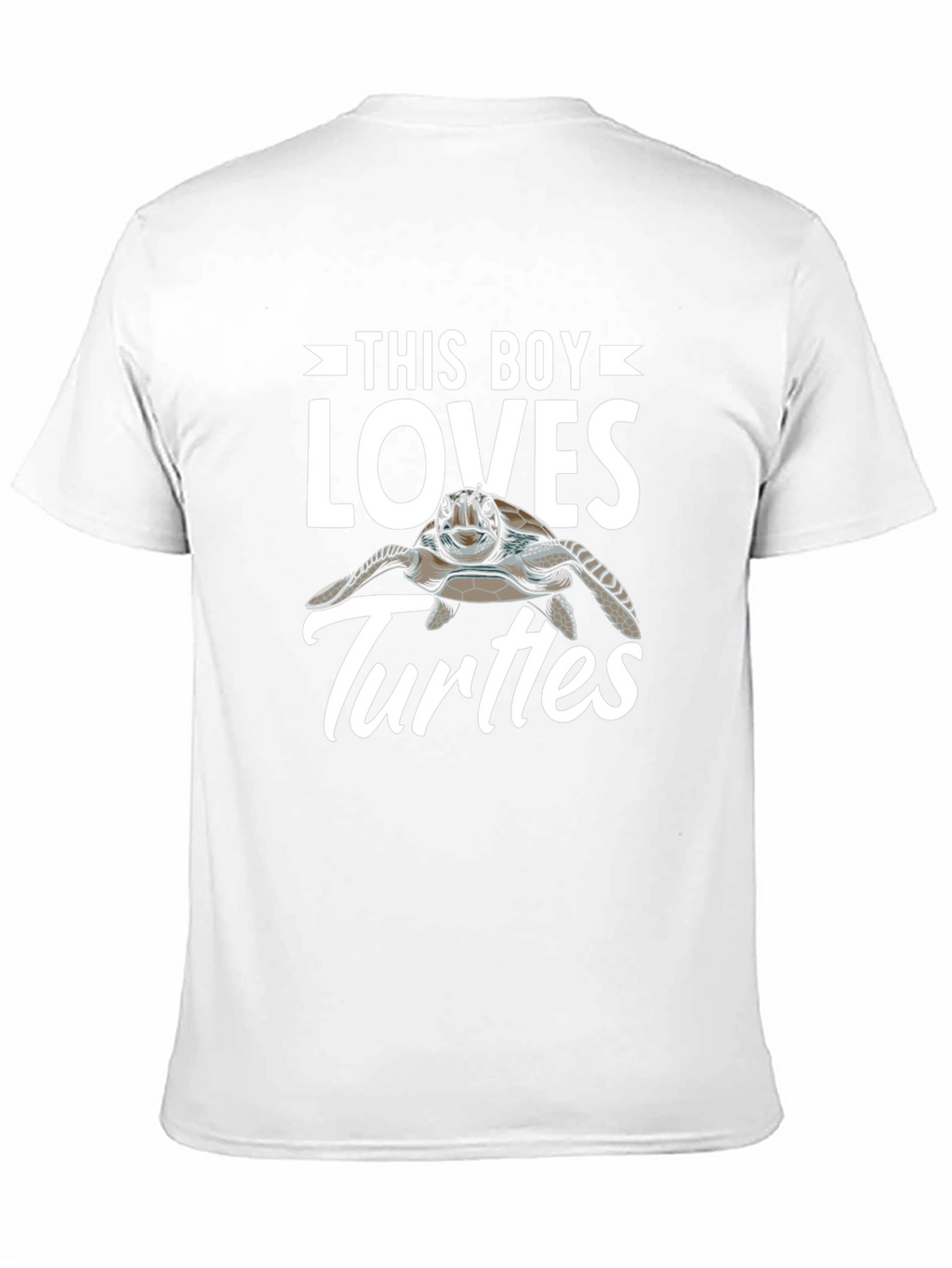 This Boy Loves Turtles Graphic T-Shirt