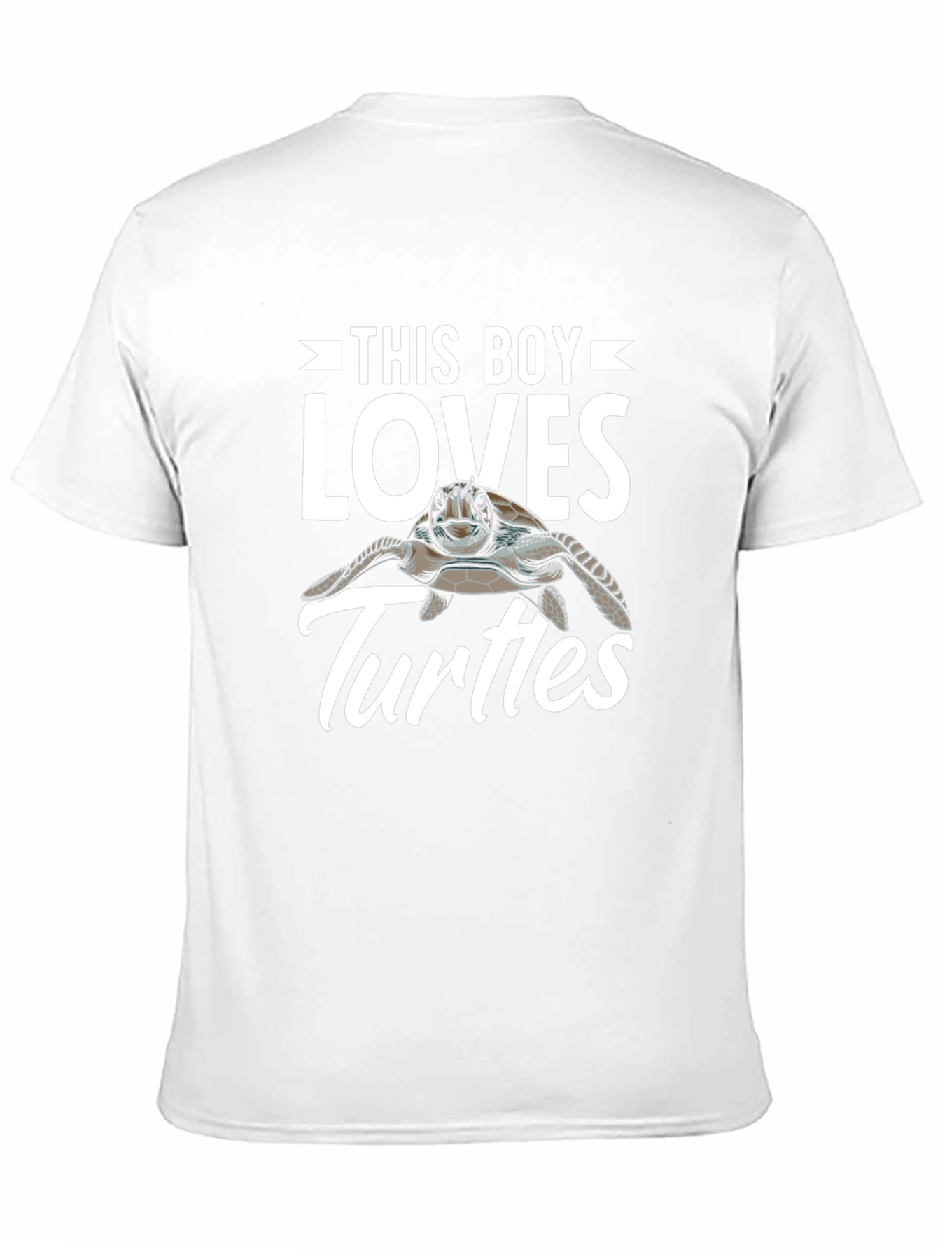 This Boy Loves Turtles Graphic T-Shirt