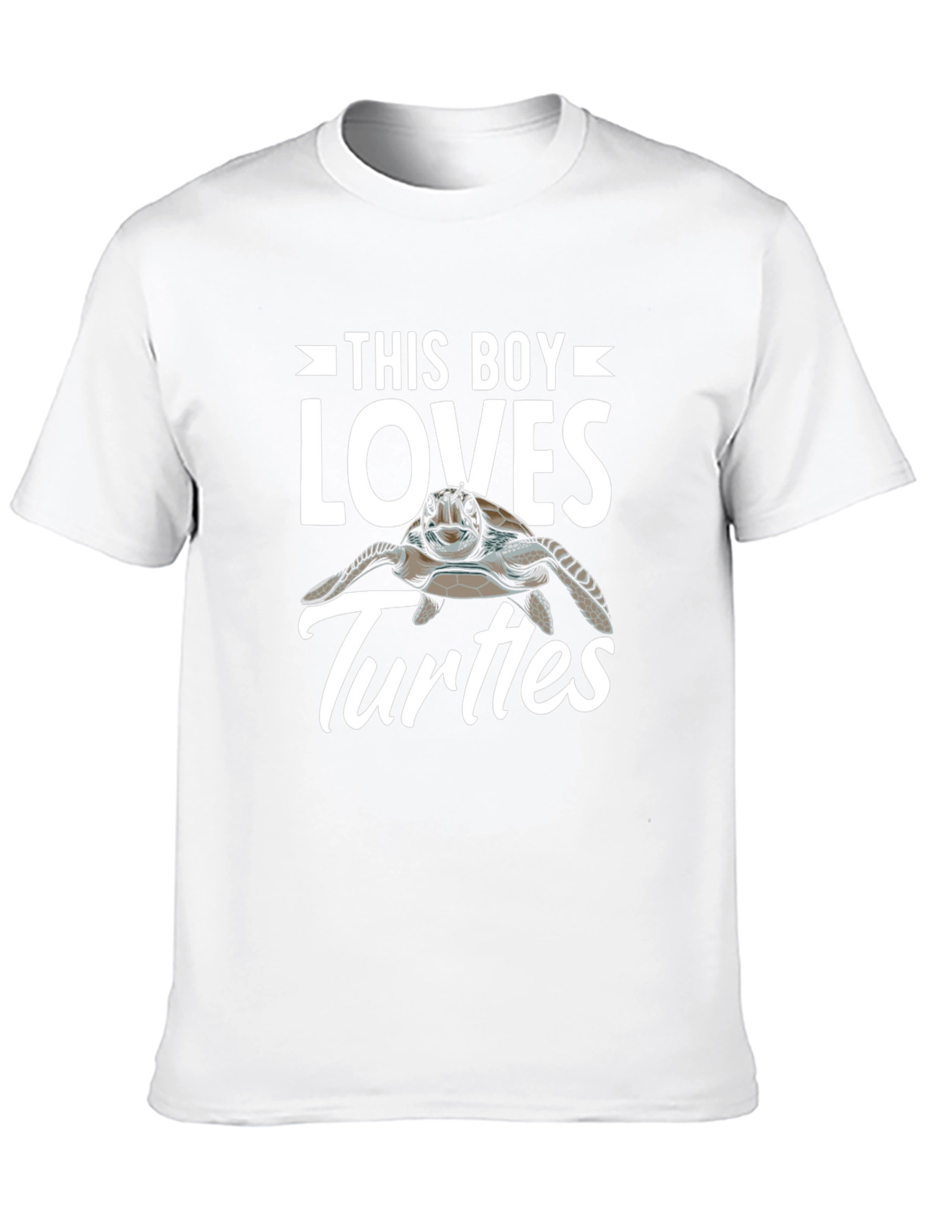 This Boy Loves Turtles Graphic T-Shirt