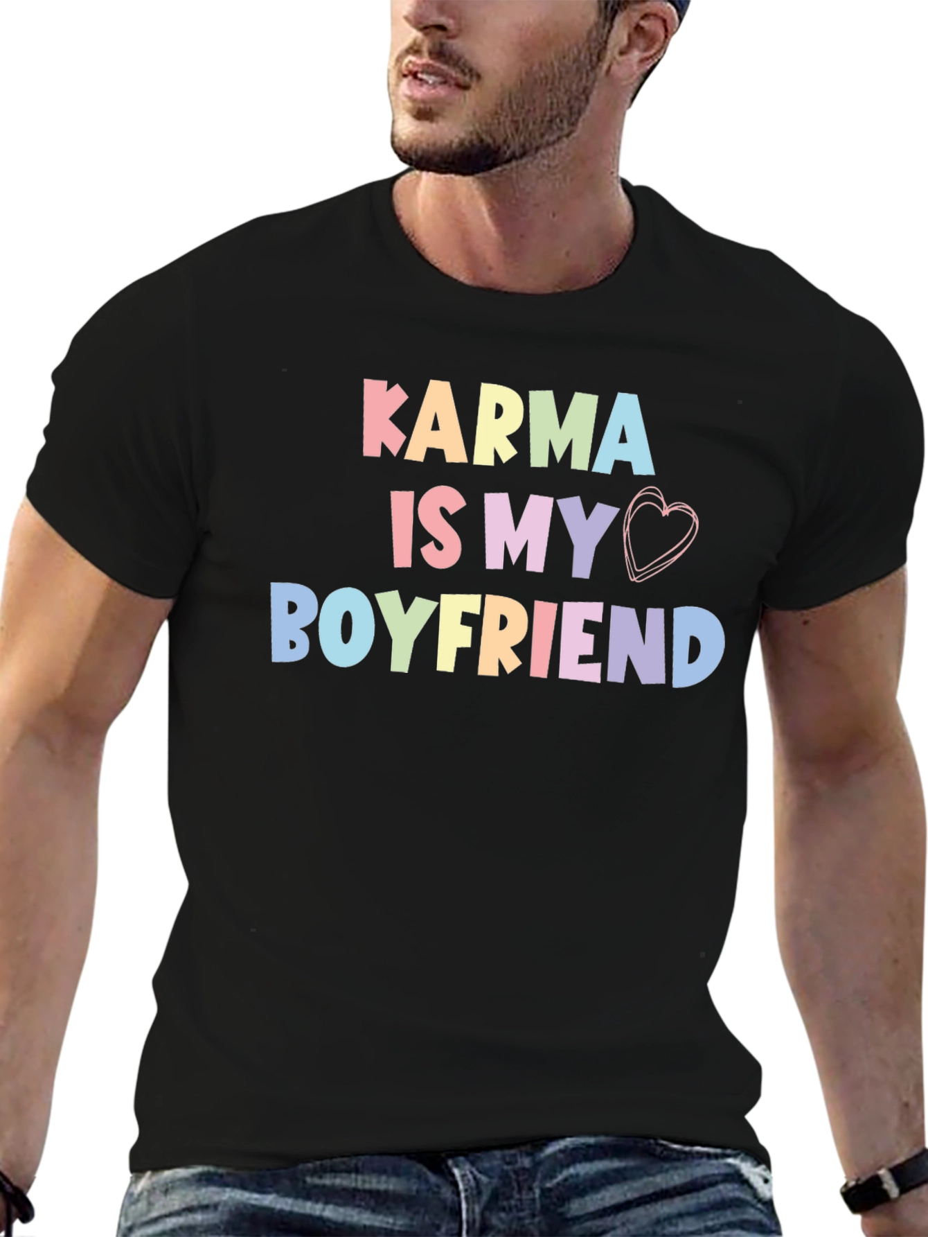 Karma Is My Boyfriend T-Shirt Trendy Cute Top