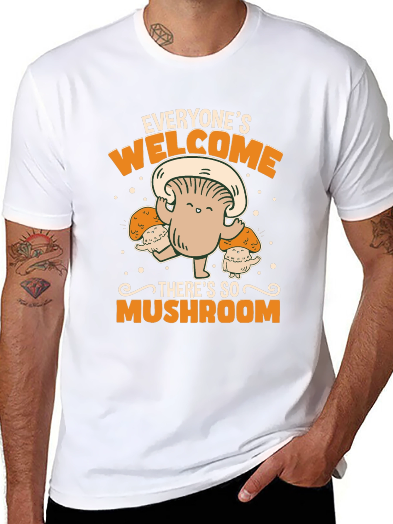 Everyones Welcome Mushroom Graphic Tee
