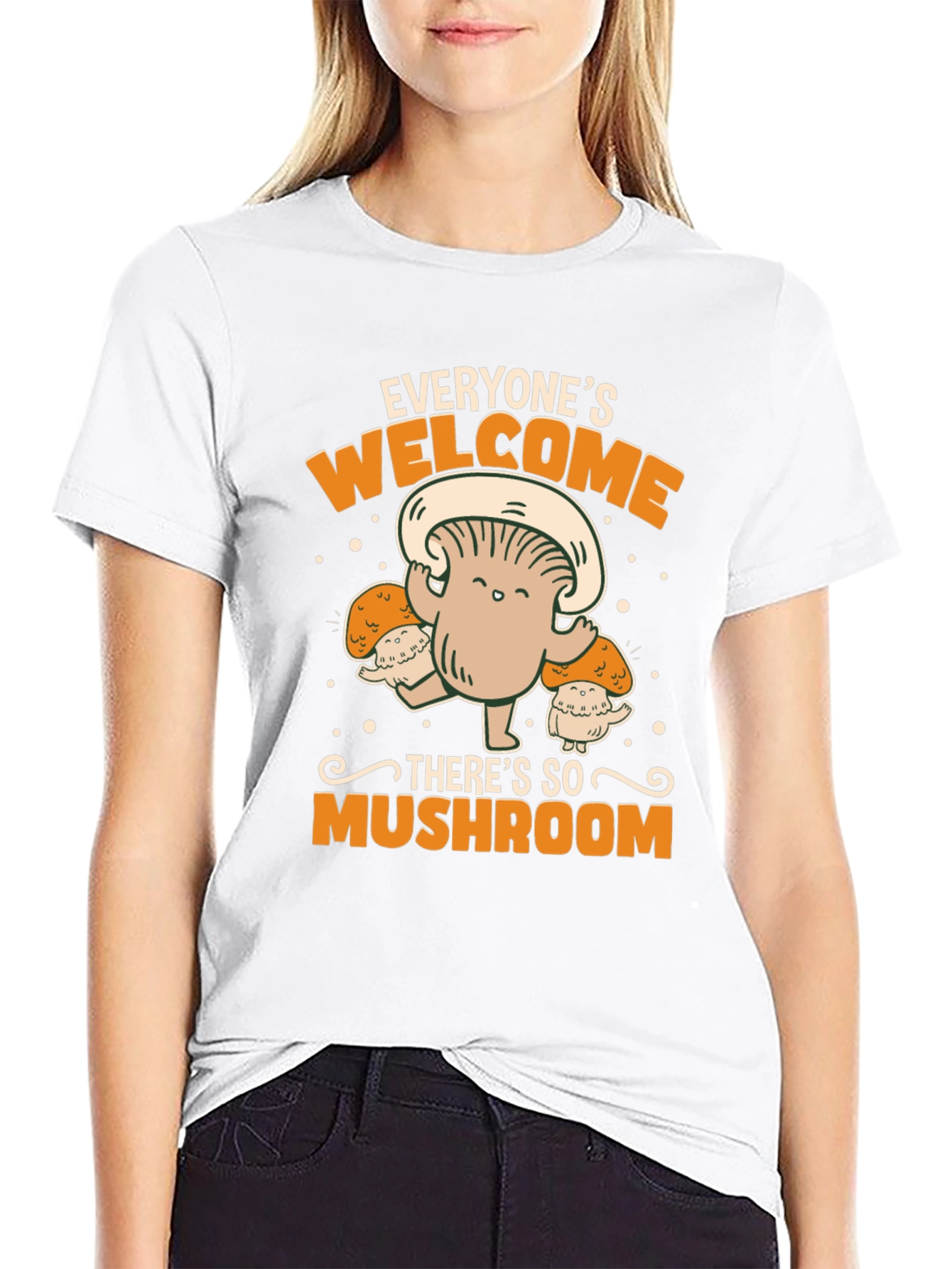 Everyones Welcome Mushroom Graphic Tee