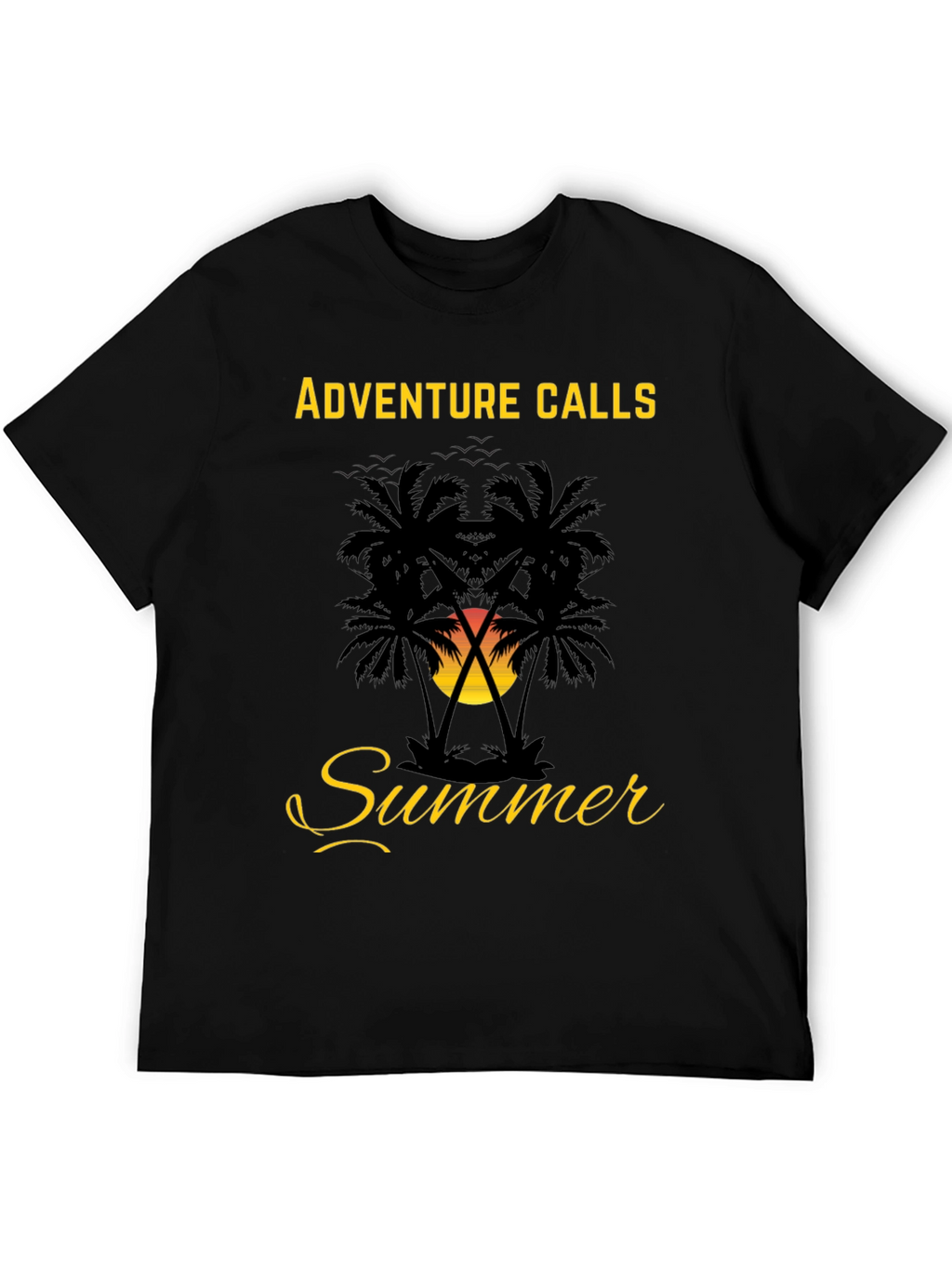 Adventure Calls Summer Palm Tree Graphic Tee