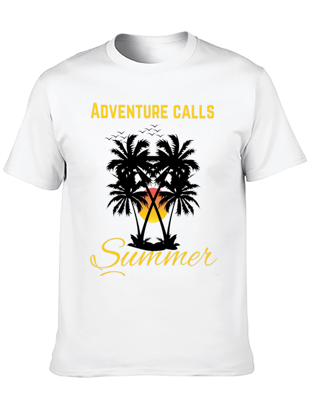 Adventure Calls Summer Palm Tree Graphic Tee