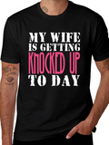 Funny Knocked Up Graphic Tee - Expecting Dad T-Shirt