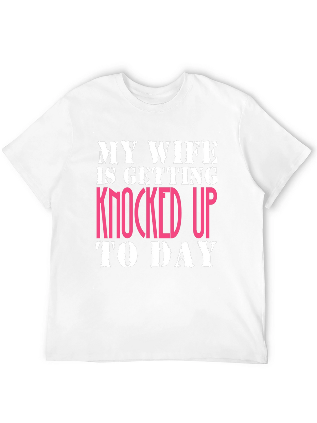 Funny Knocked Up Graphic Tee - Expecting Dad T-Shirt