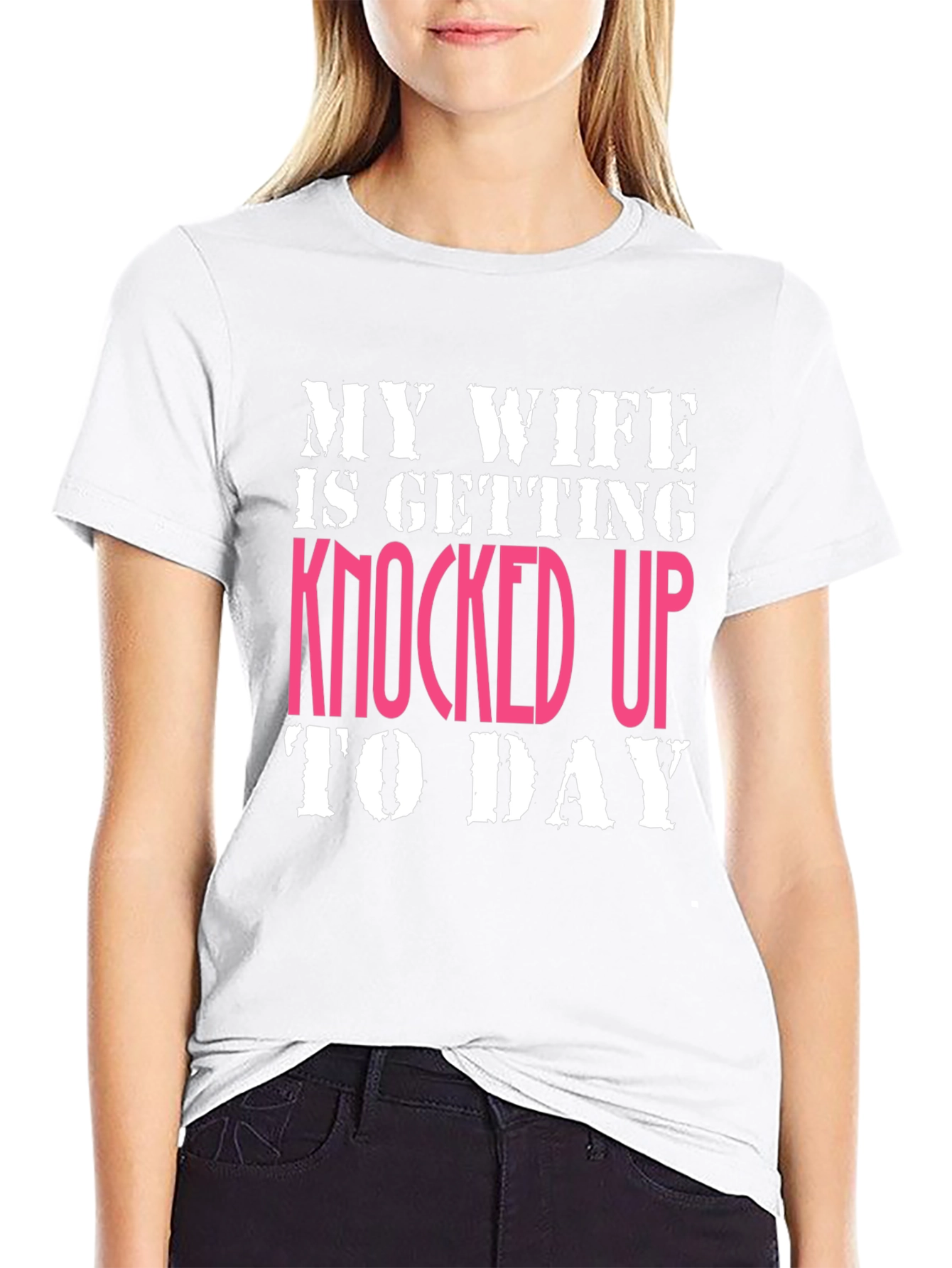Funny Knocked Up Graphic Tee - Expecting Dad T-Shirt