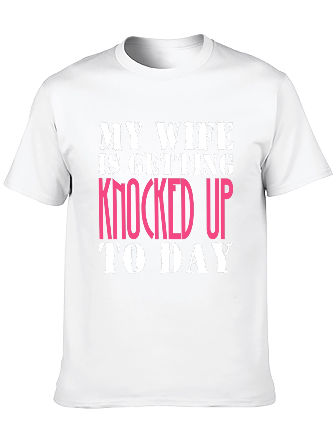 Funny Knocked Up Graphic Tee - Expecting Dad T-Shirt