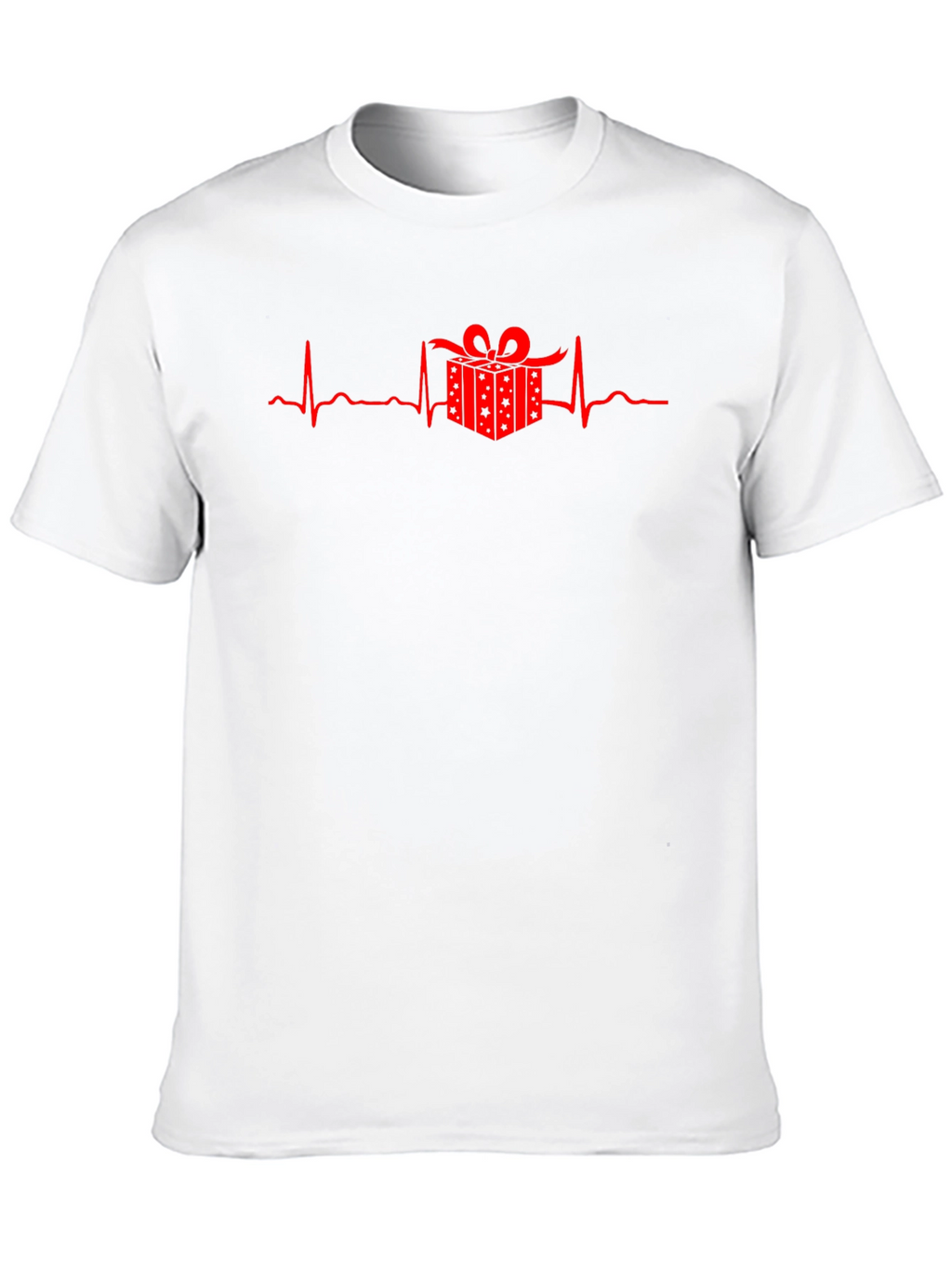 Gift Pulse Tee - Heartbeat Gift Box T-Shirt