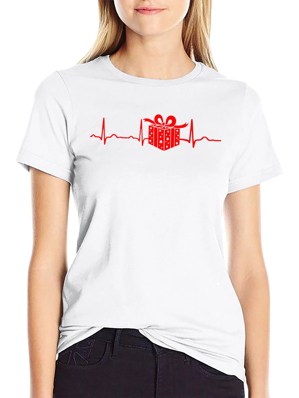 Gift Pulse Tee - Heartbeat Gift Box T-Shirt