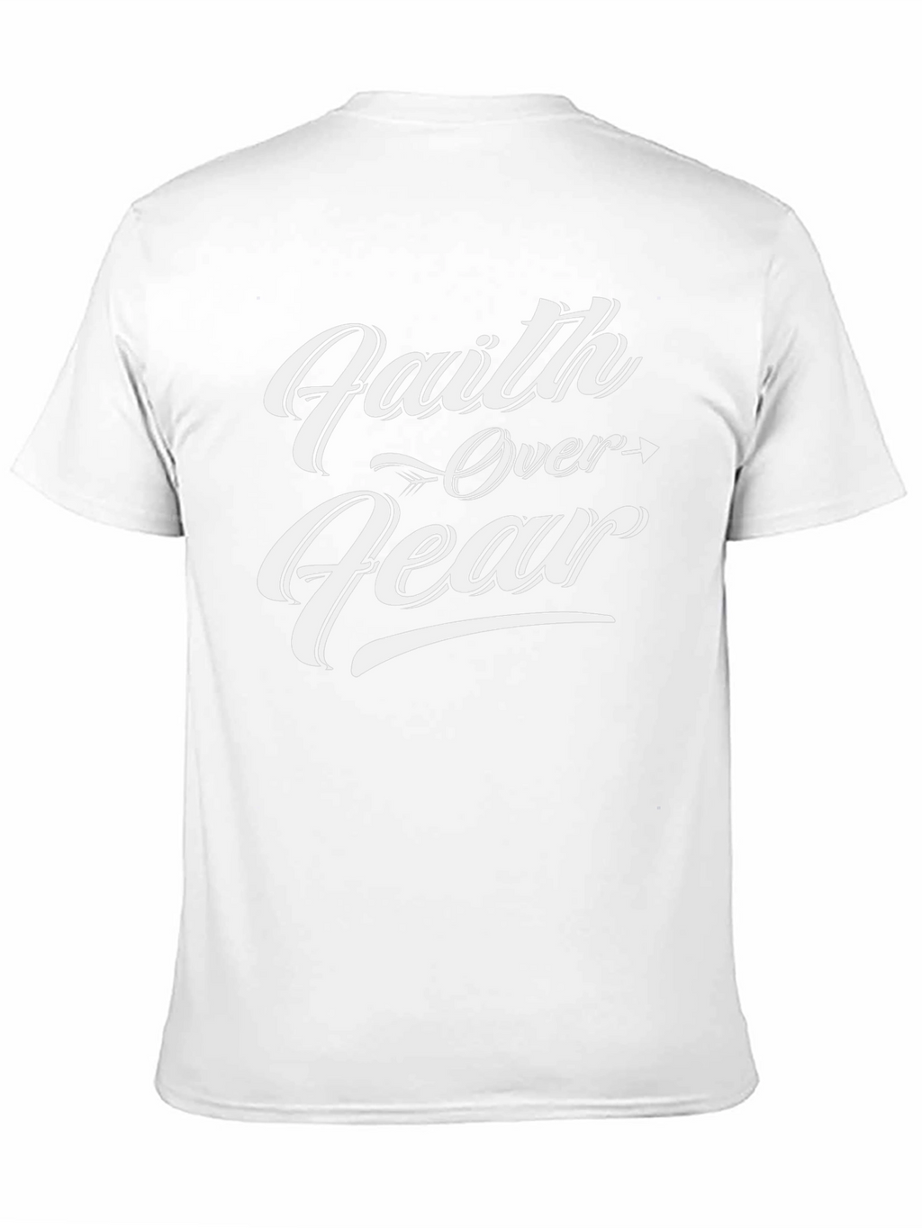 Faith Over Fear Graphic T-Shirt - Black