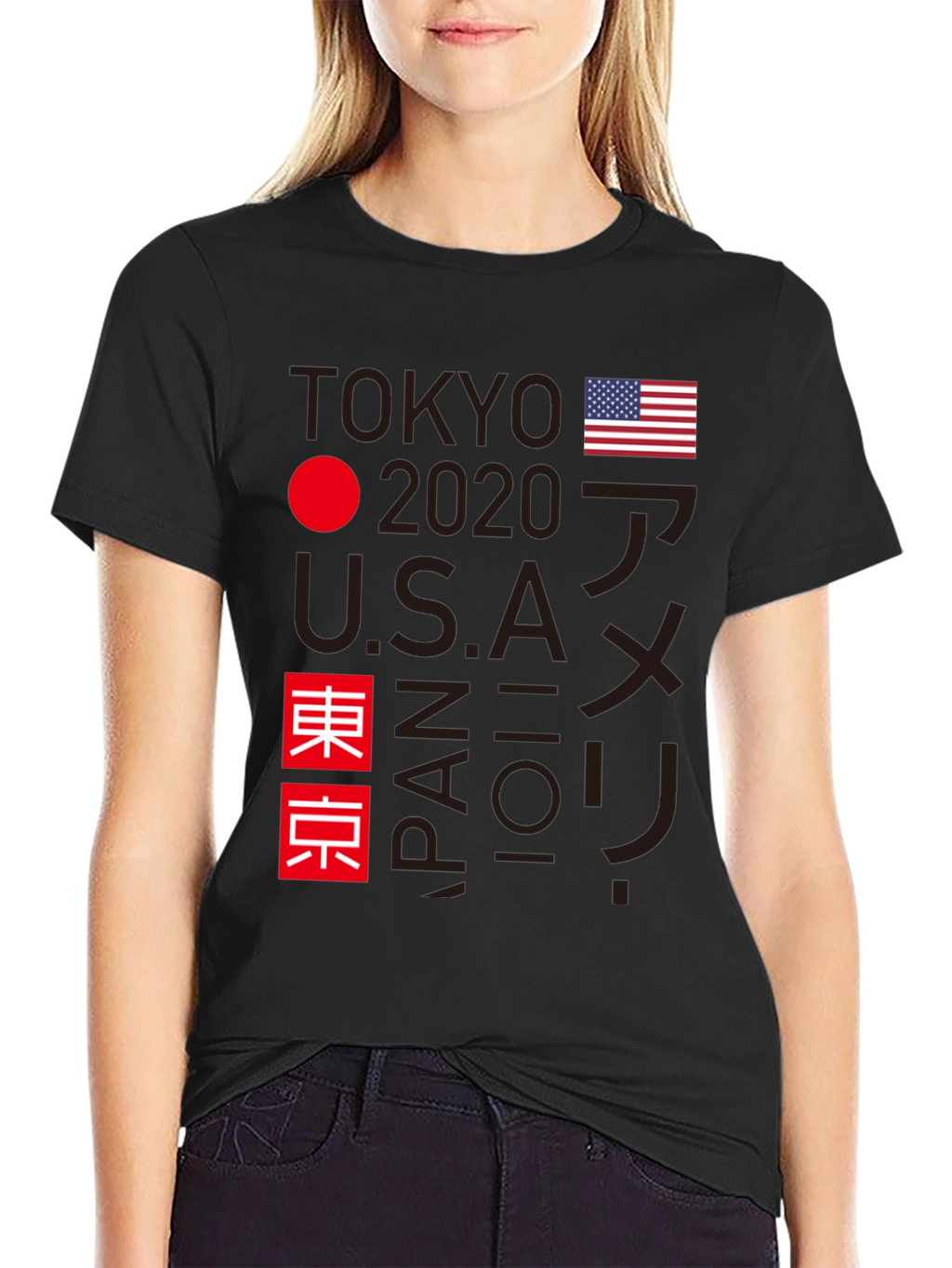 Tokyo 2020 USA Japan Graphic Tee