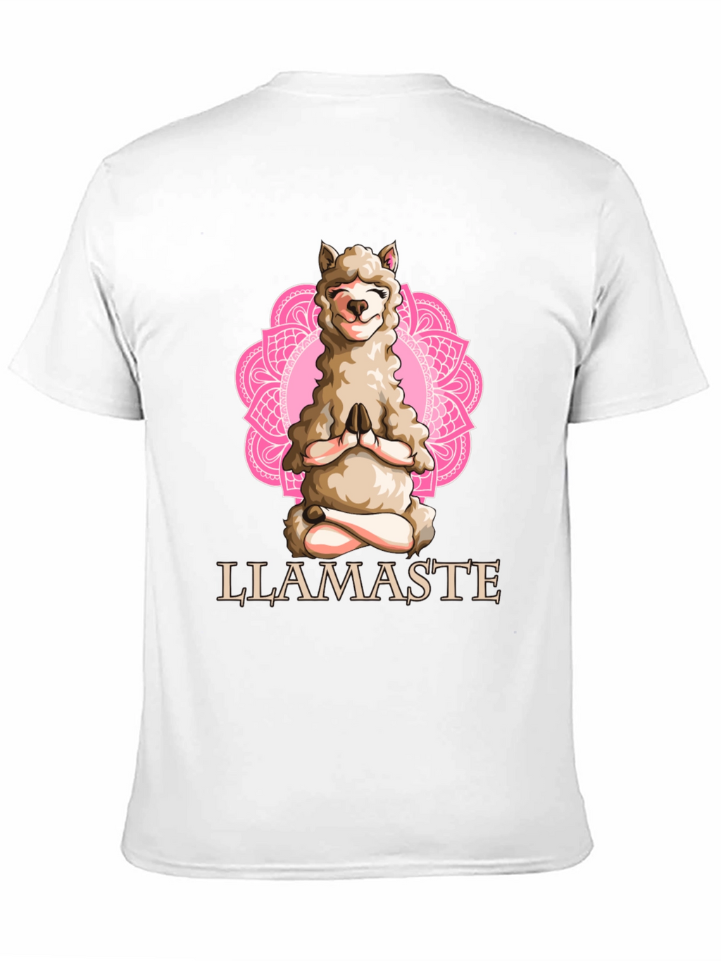 Llamaste Yoga T-Shirt - Meditating Llama Graphic Tee