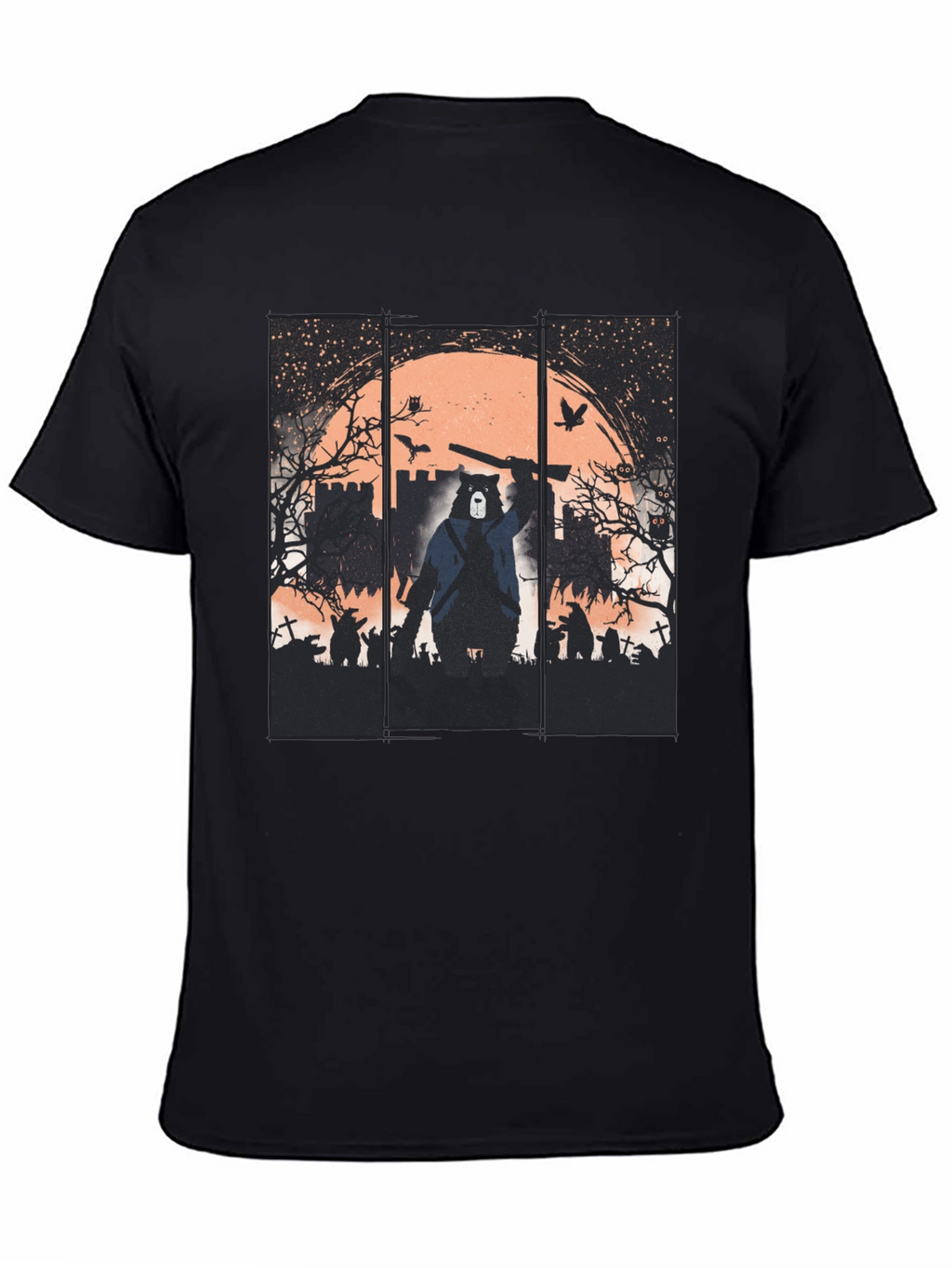 Zombie Hunter Bear Graphic Tee