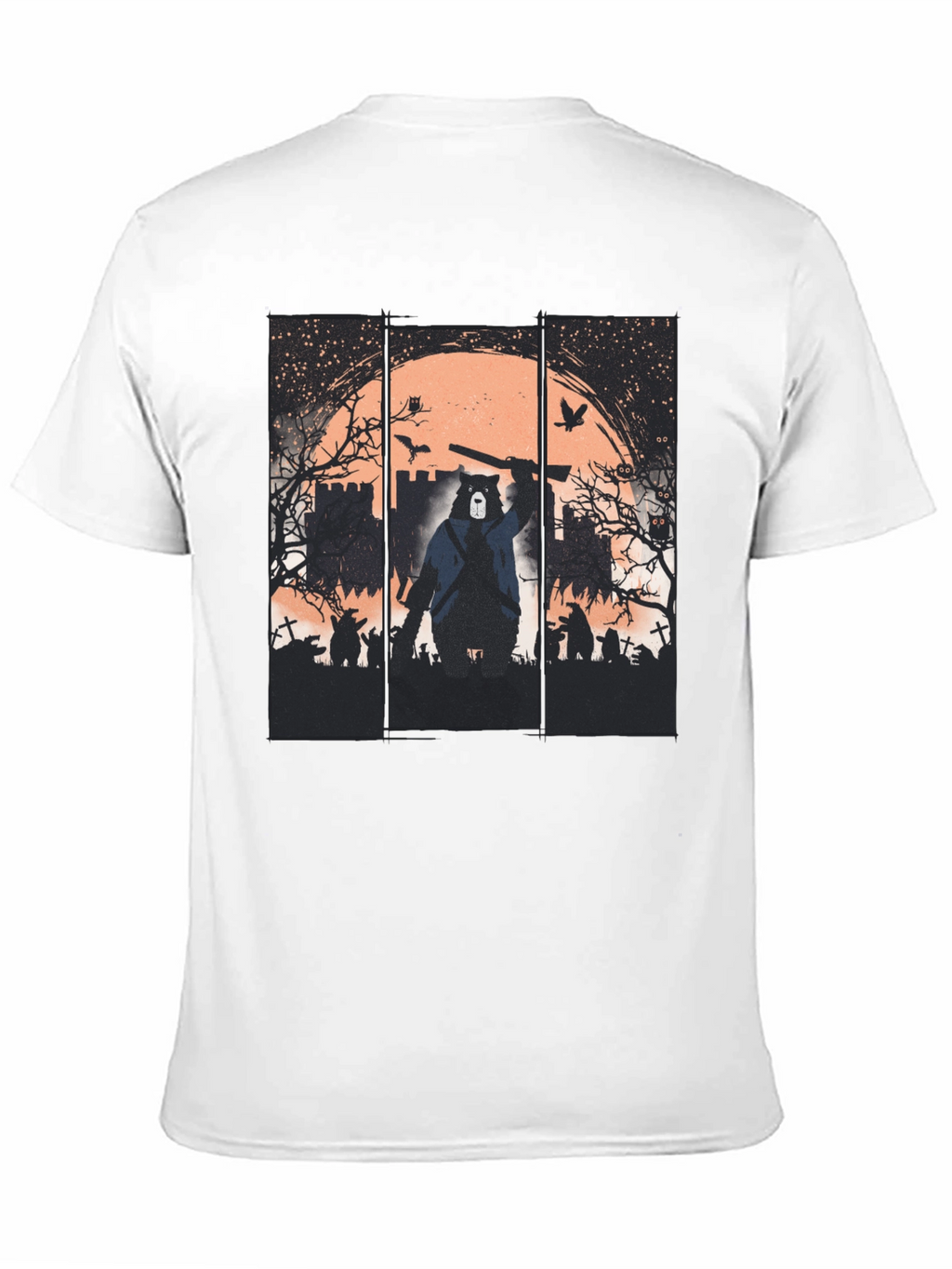 Zombie Hunter Bear Graphic Tee