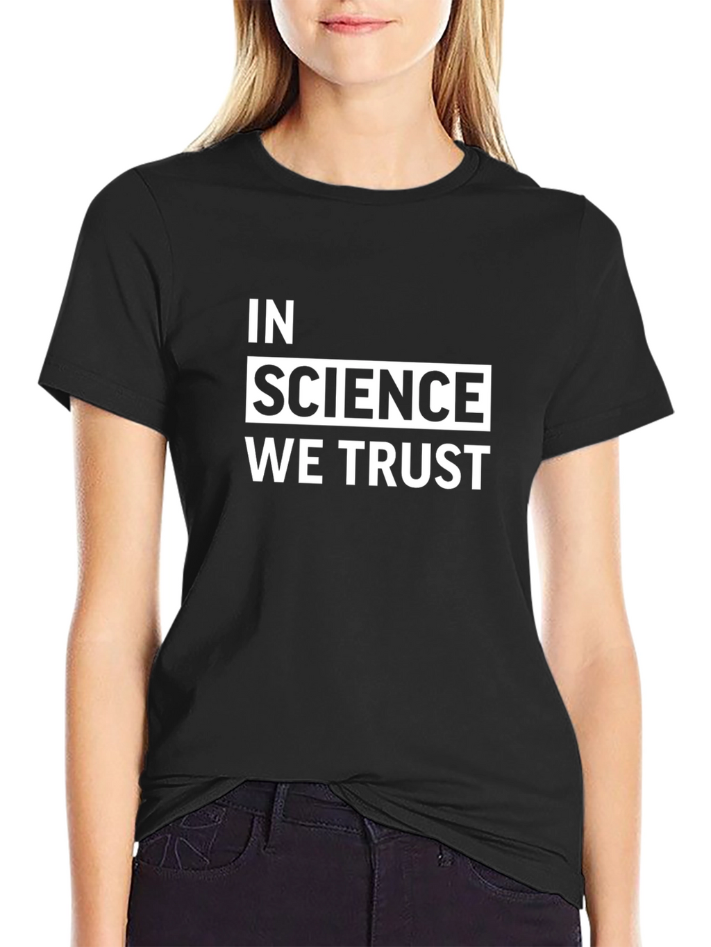 In Science We Trust Black T-Shirt