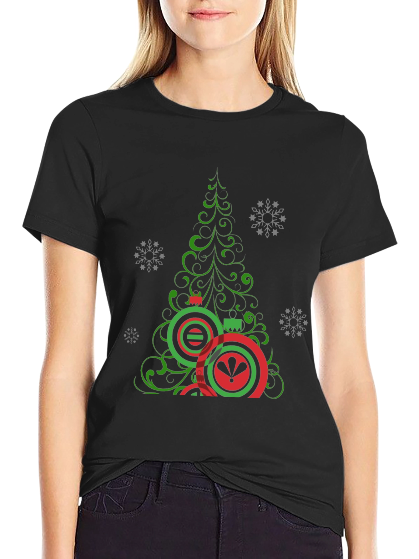 Festive Christmas Tree Ornament T-Shirt