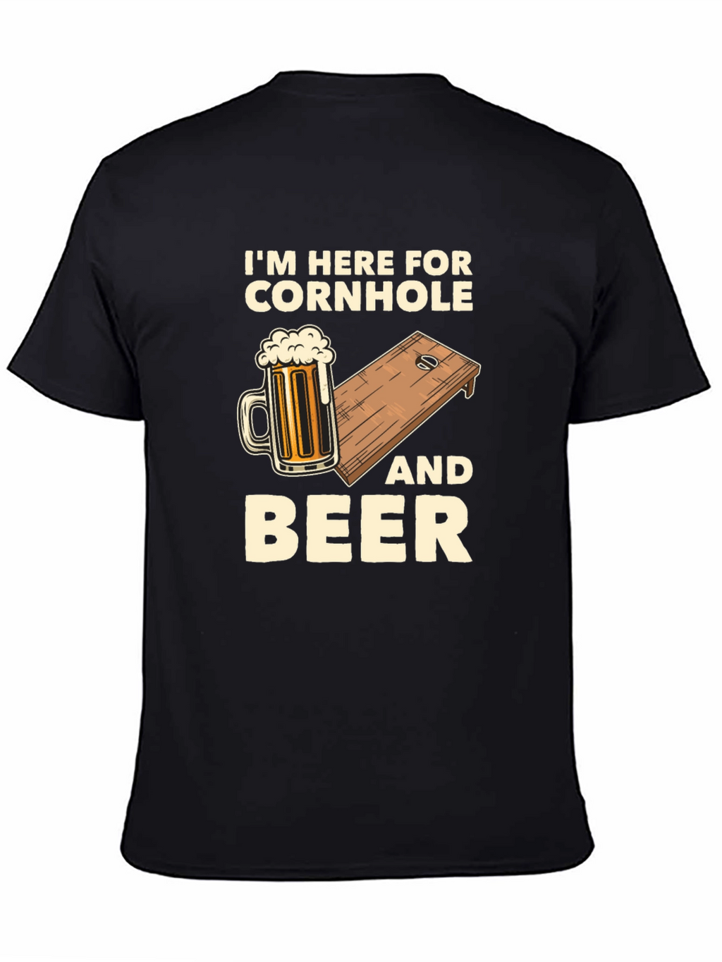 Cornhole and Beer Graphic Tee