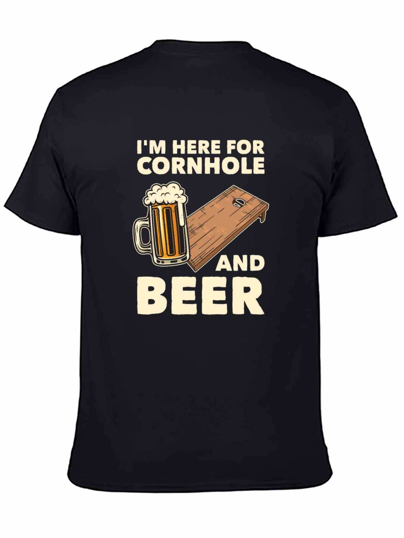 Cornhole and Beer Graphic Tee