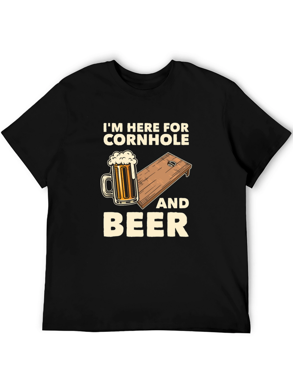 Cornhole and Beer Graphic Tee