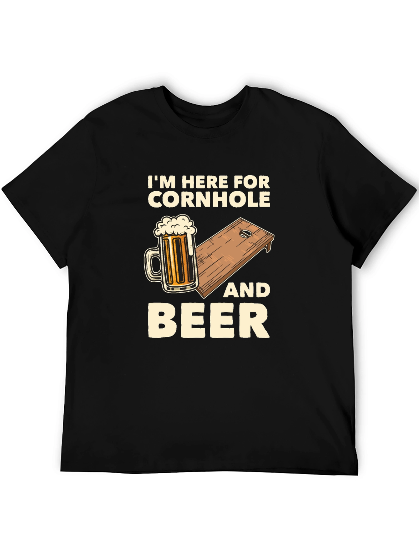 Cornhole and Beer Graphic Tee