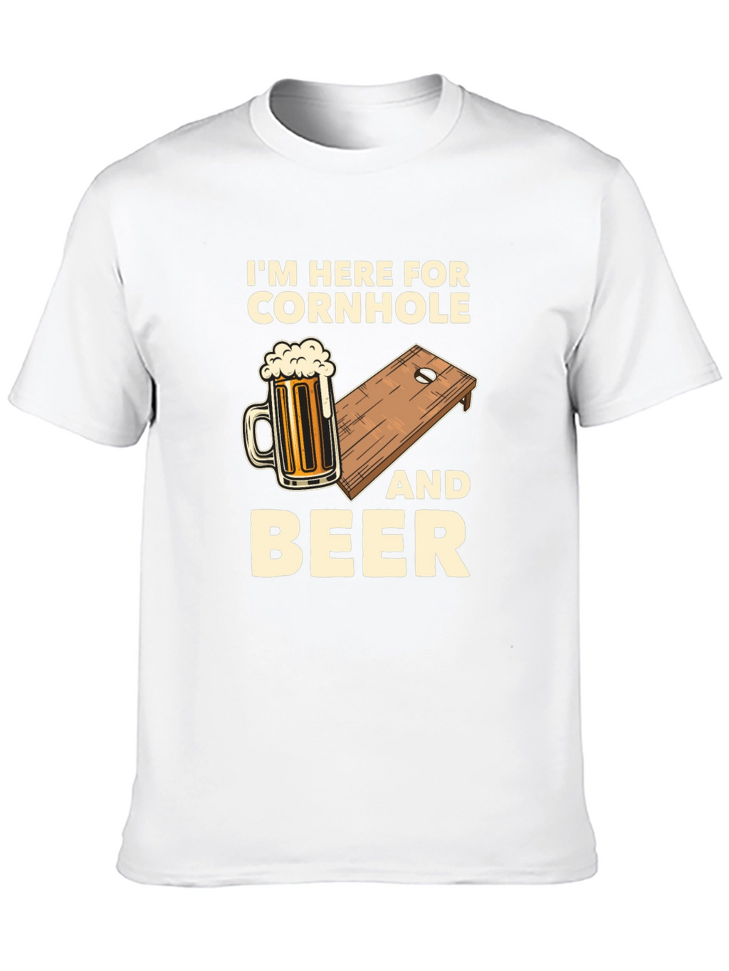 Cornhole and Beer Graphic Tee