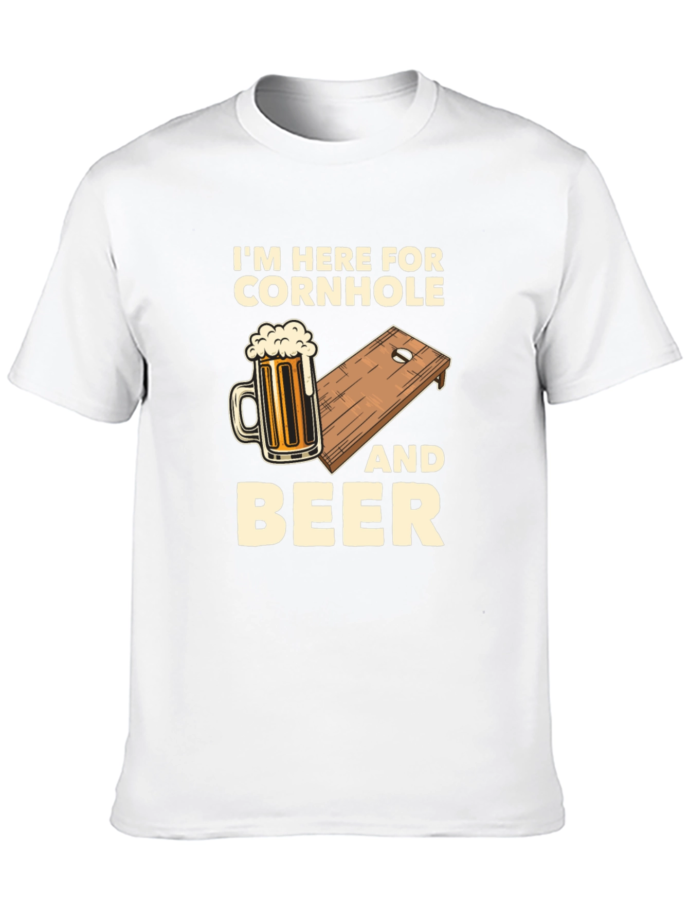 Cornhole and Beer Graphic Tee