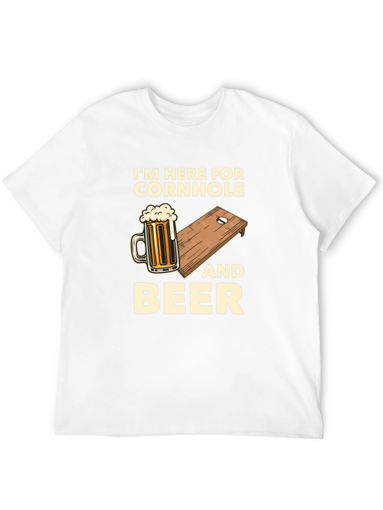 Cornhole and Beer Graphic Tee