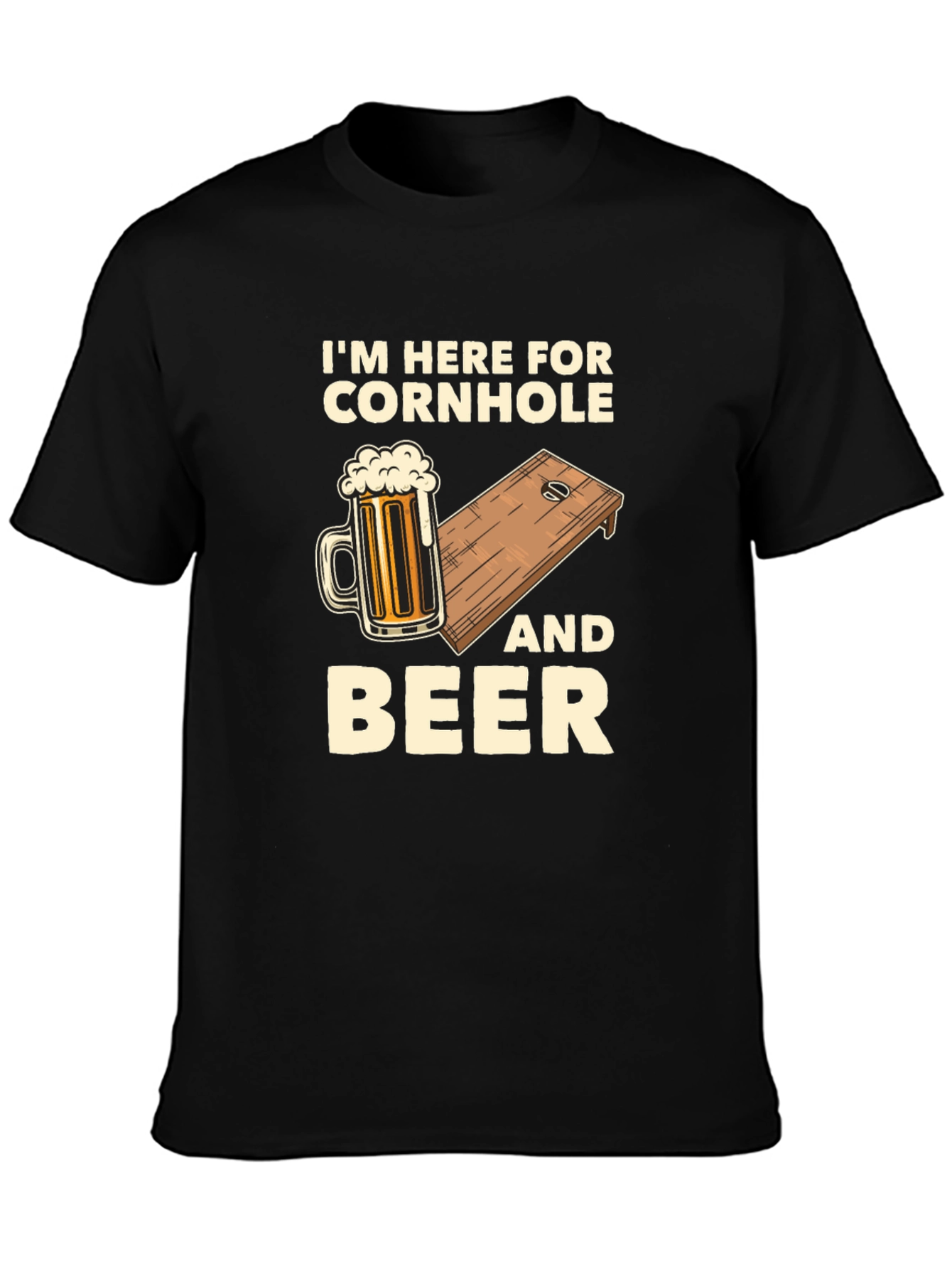 Cornhole and Beer Graphic Tee