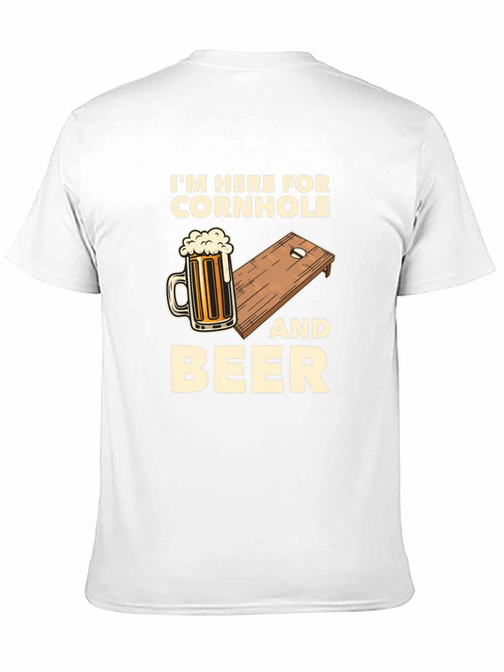 Cornhole and Beer Graphic Tee