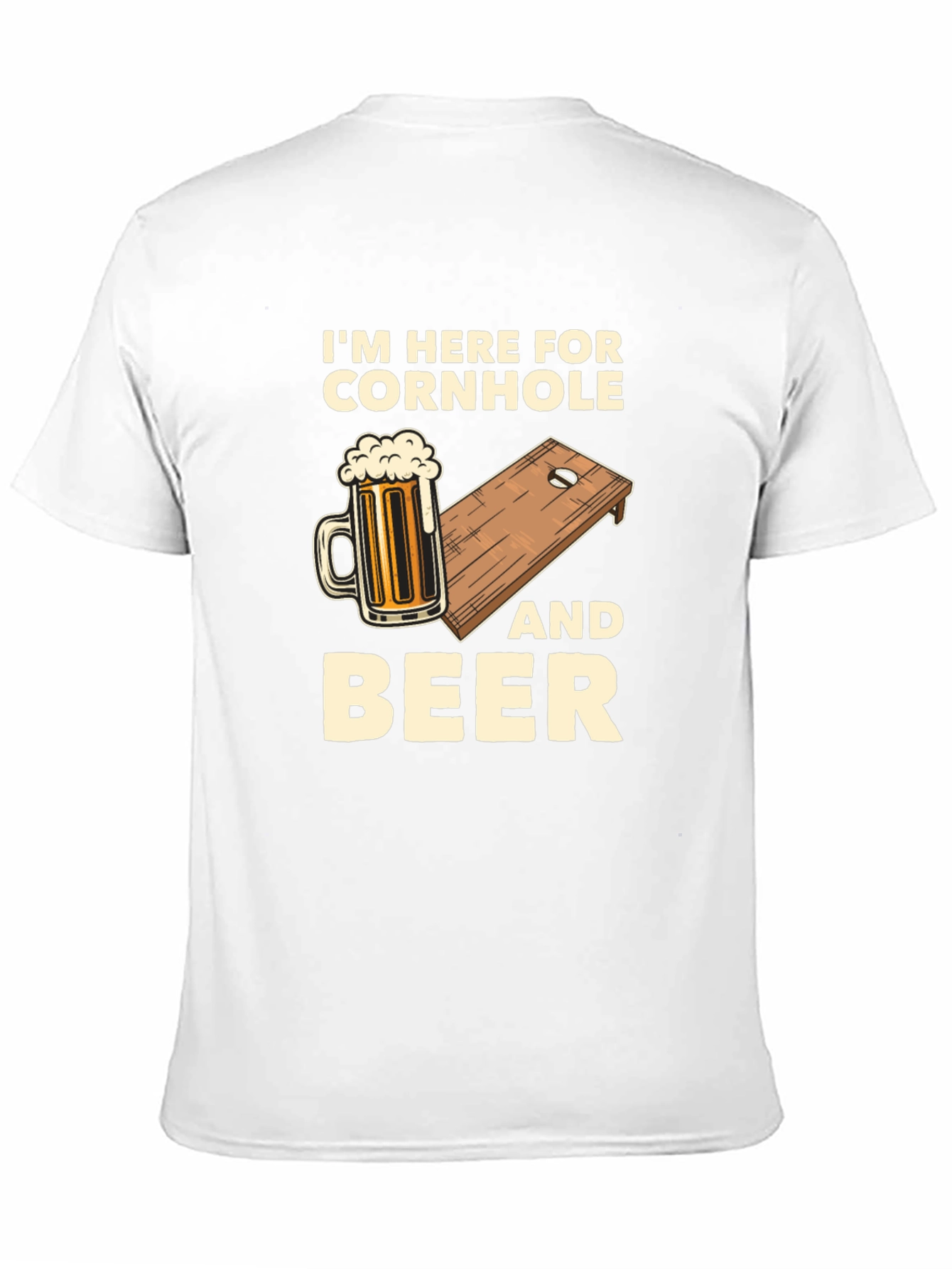 Cornhole and Beer Graphic Tee